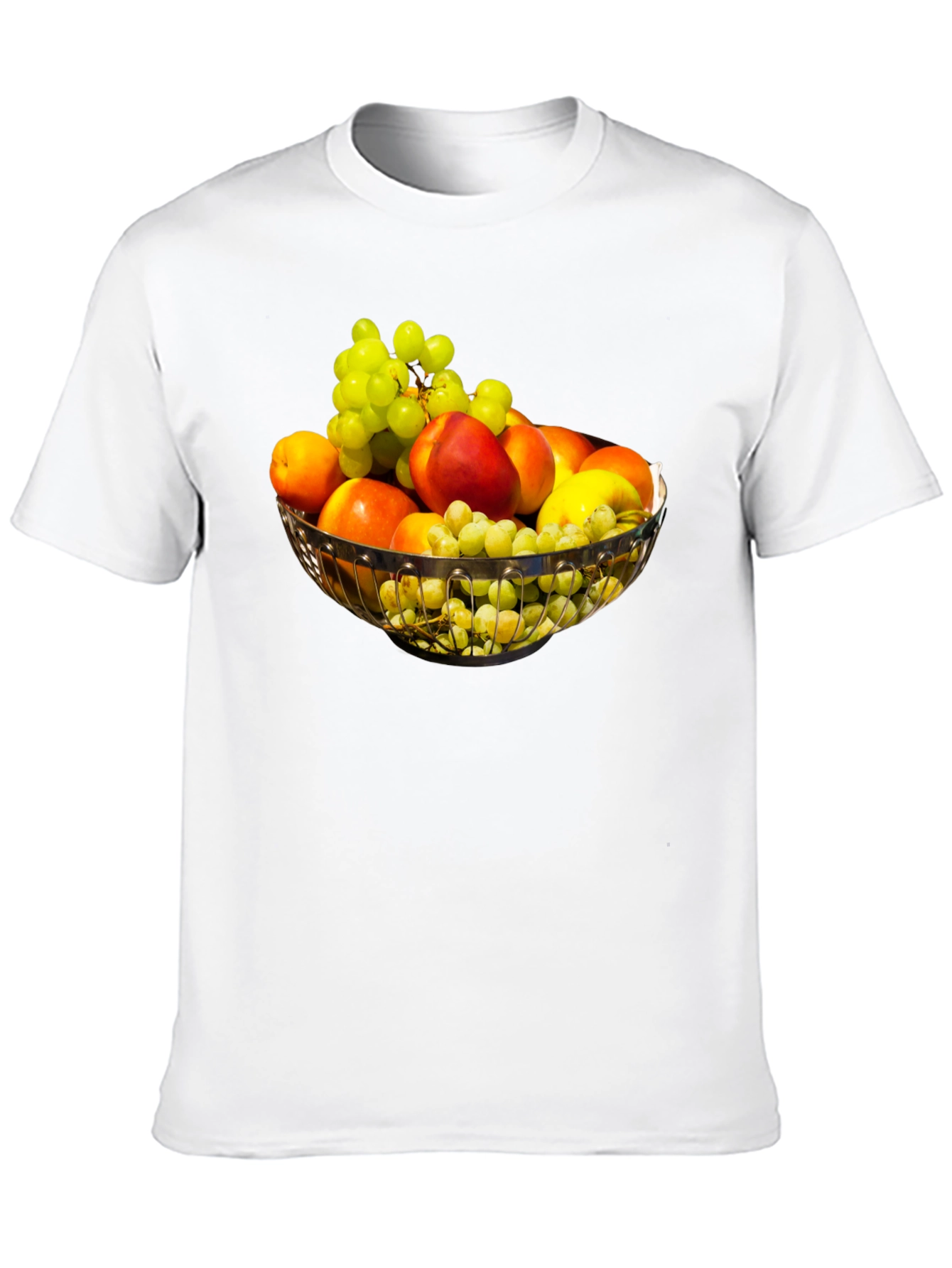 Fruit Bowl Graphic T-Shirt - Casual Style