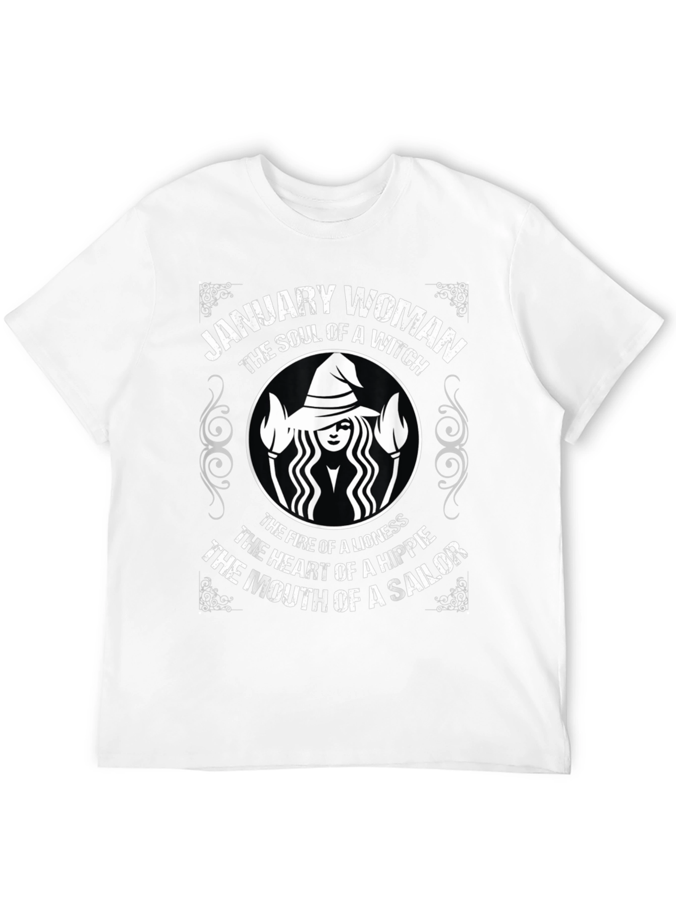 January Woman Witch Soul Graphic Tee - Black