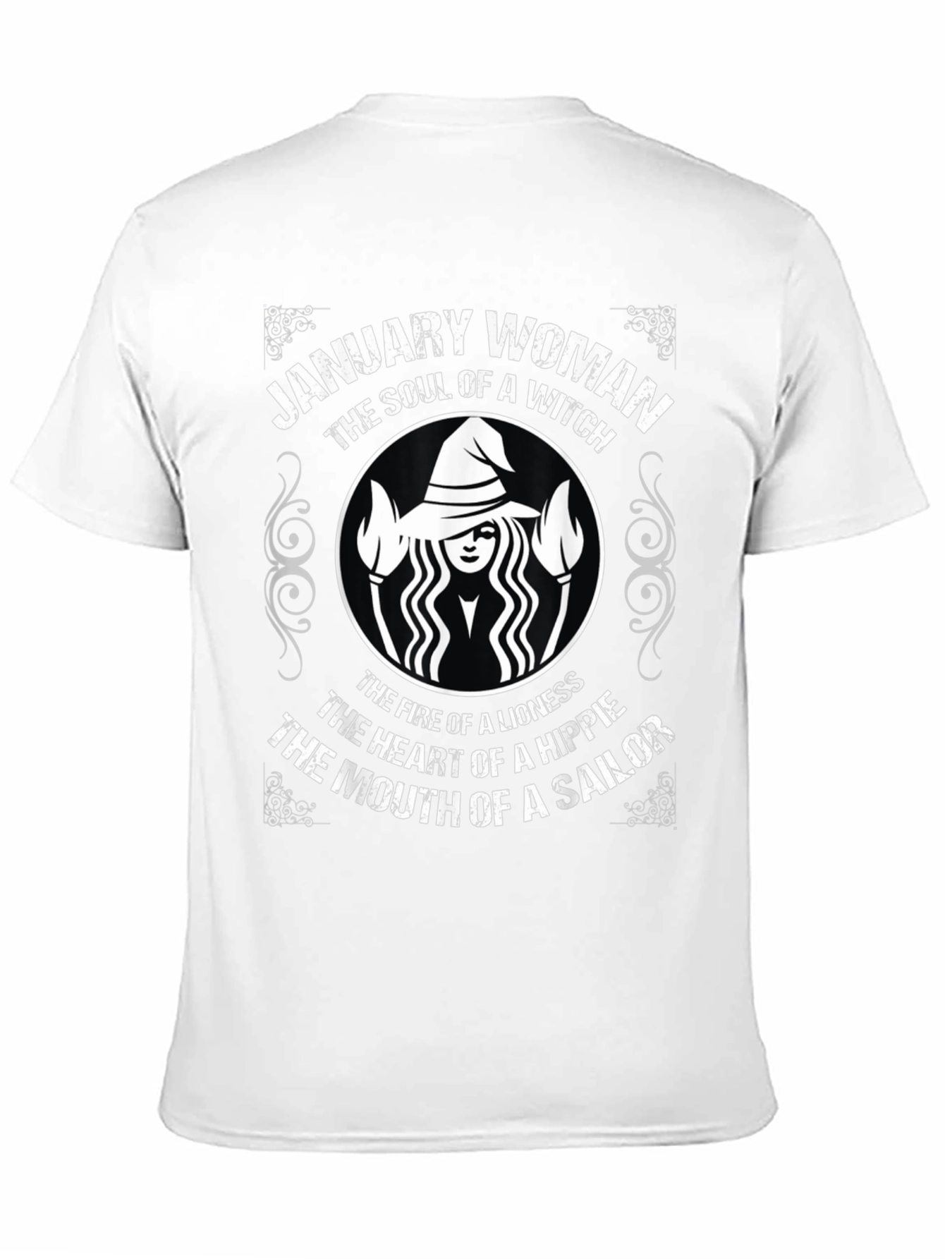 January Woman Witch Soul Graphic Tee - Black