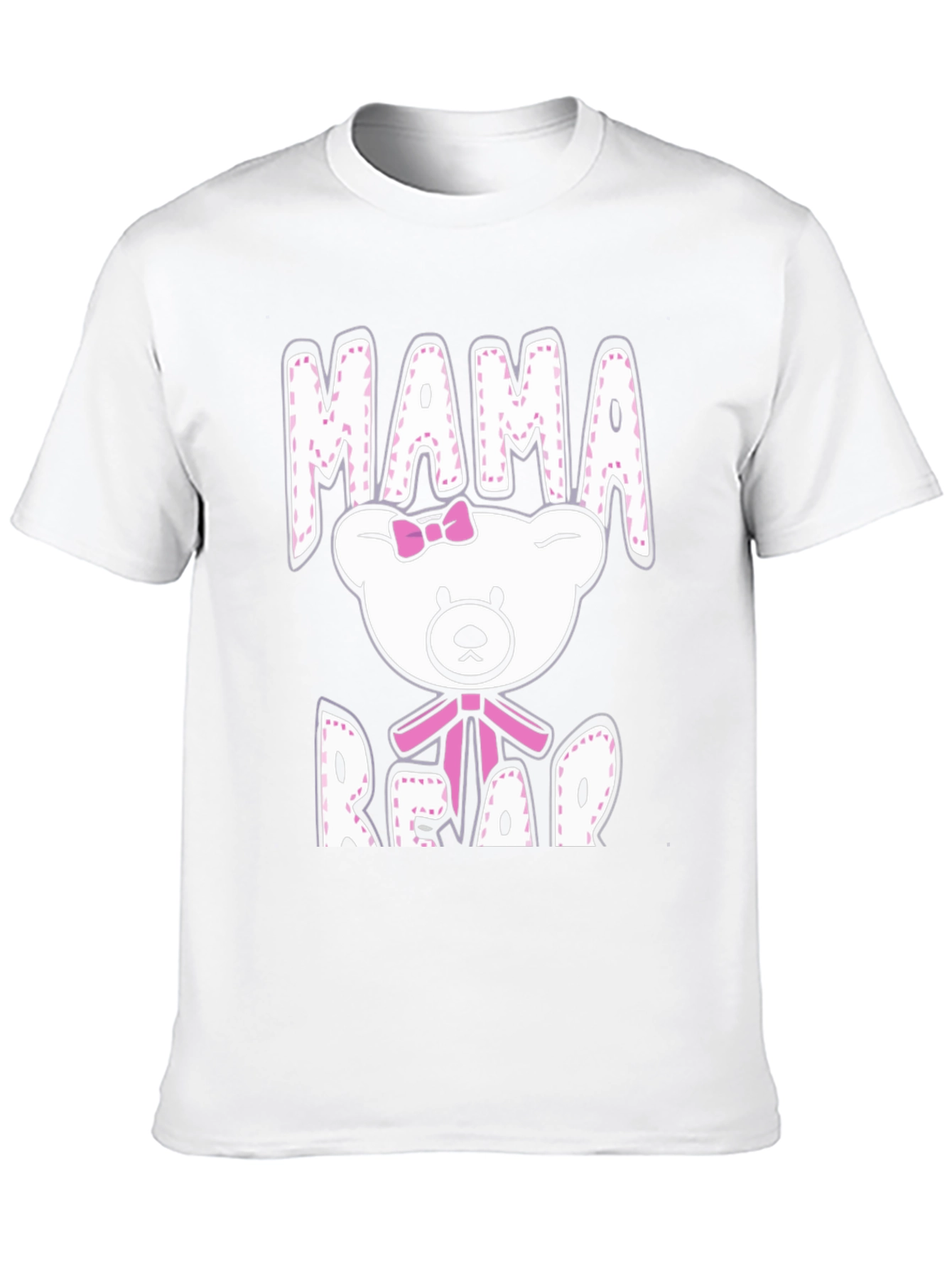 Mama Bear Graphic T-Shirt - Cute Family Tee