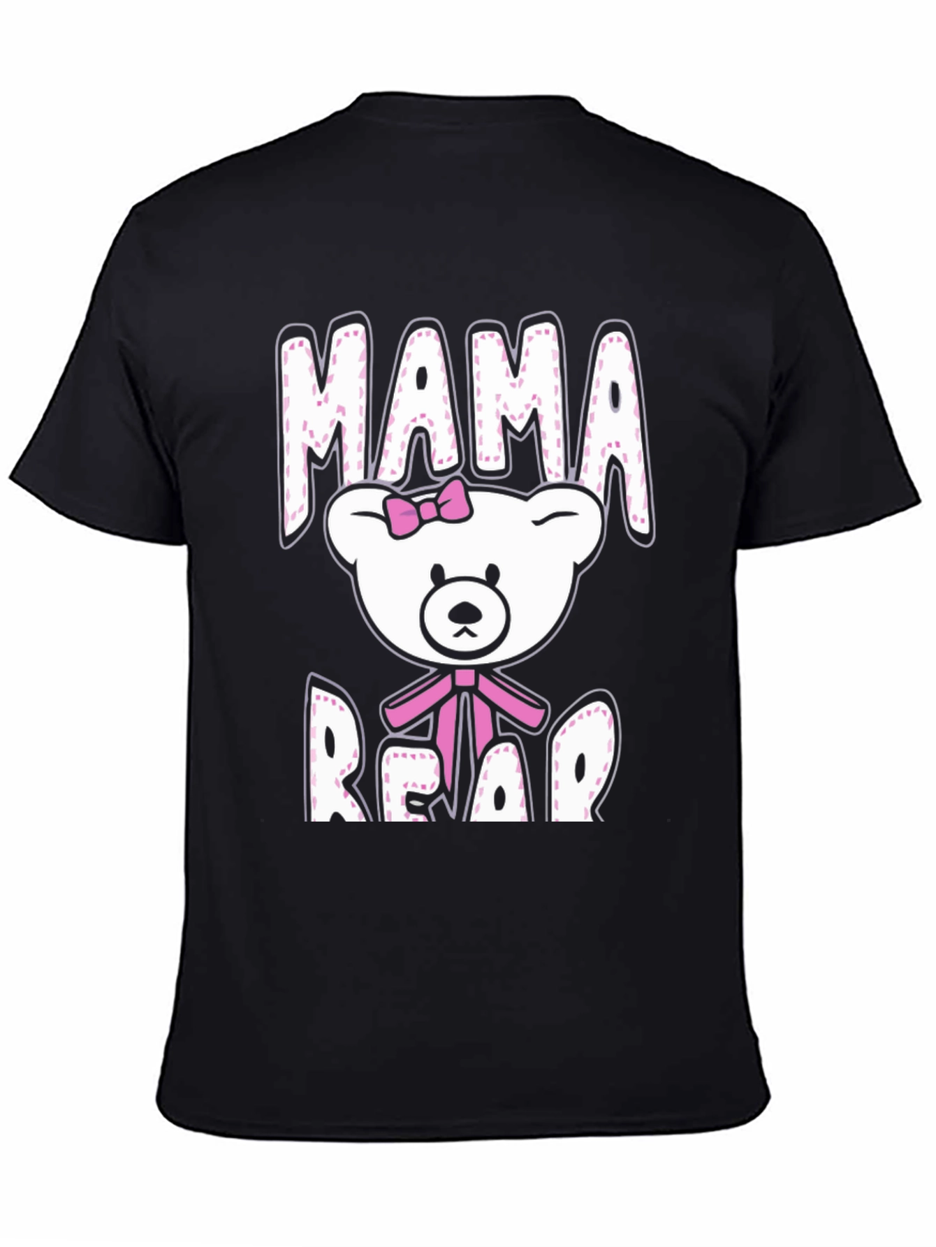 Mama Bear Graphic T-Shirt - Cute Family Tee