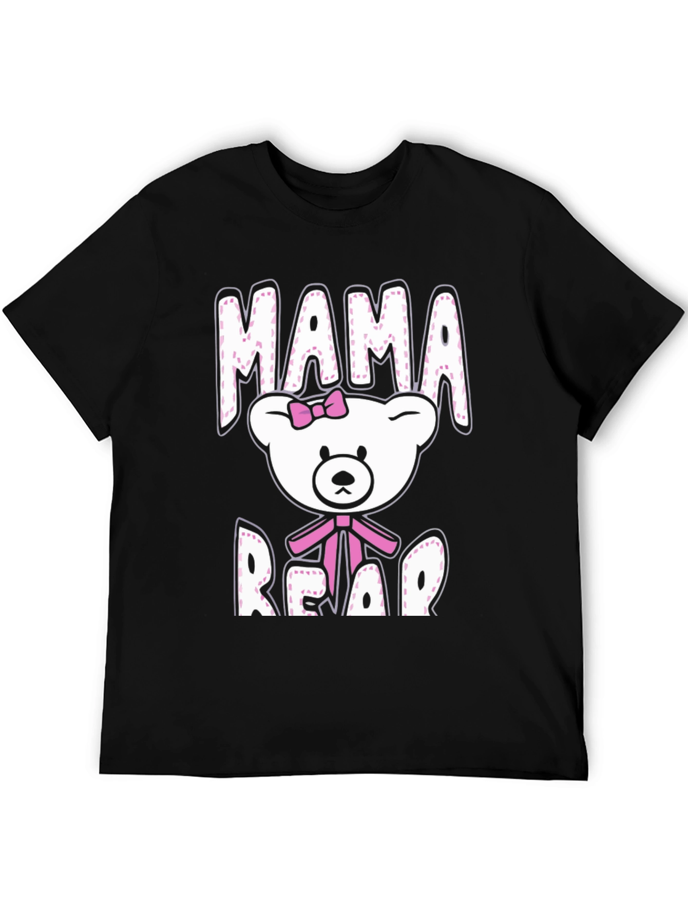 Mama Bear Graphic T-Shirt - Cute Family Tee