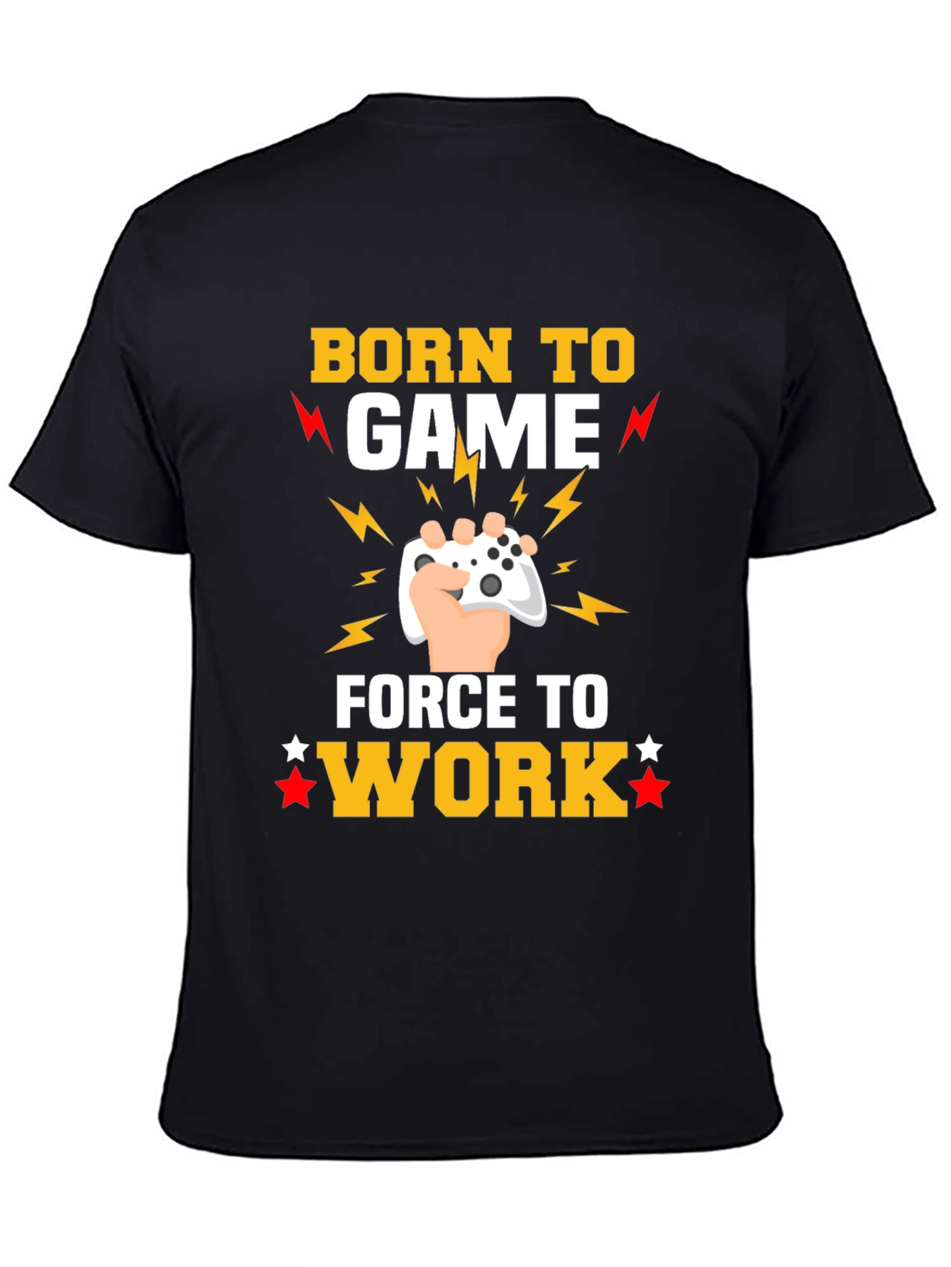 Born to Game Black T-Shirt