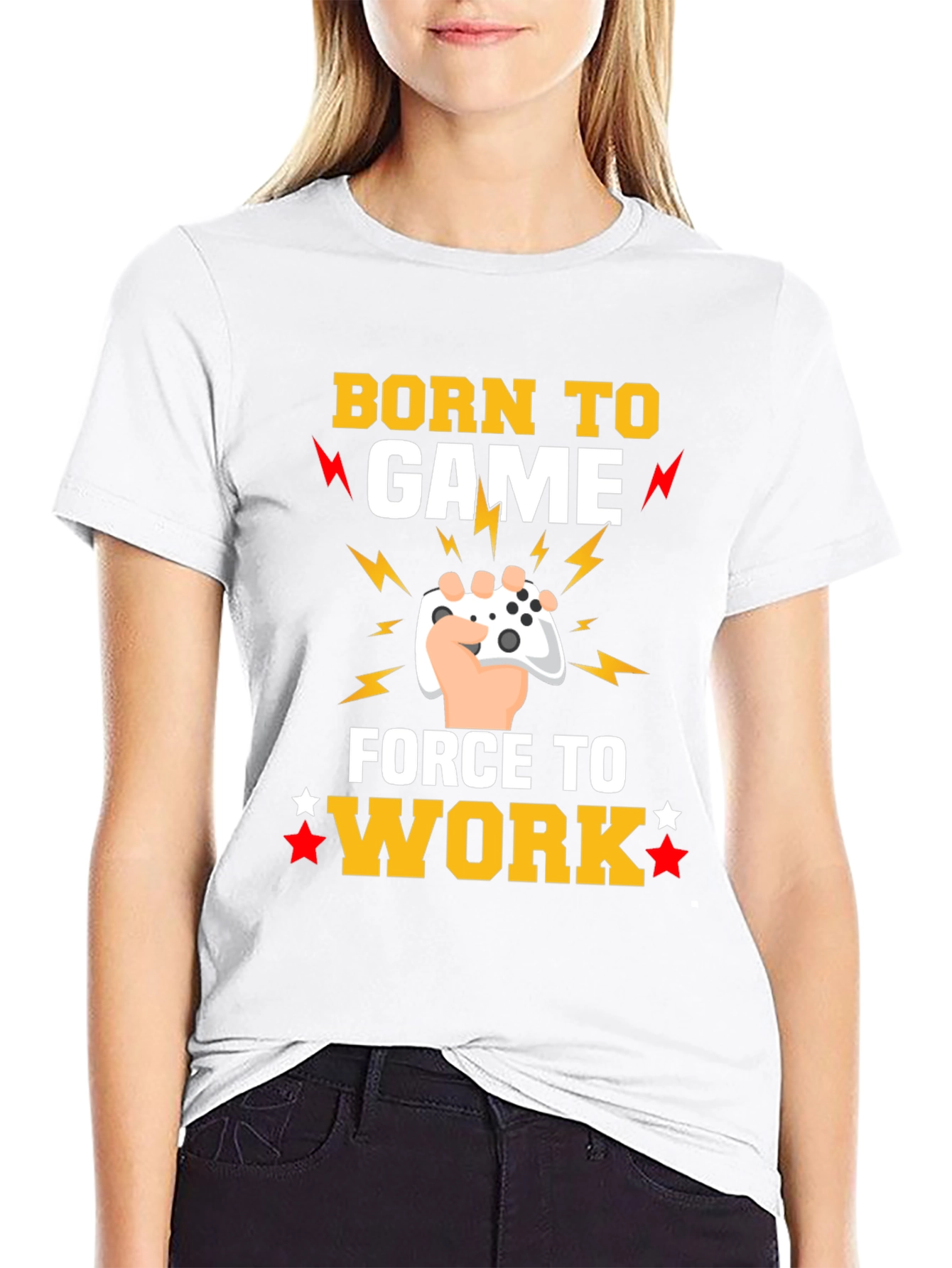 Born to Game Black T-Shirt