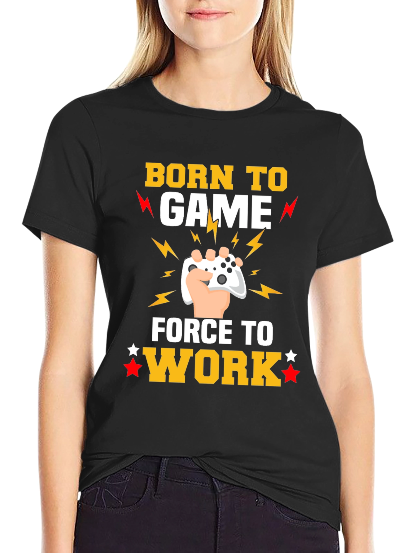 Born to Game Black T-Shirt