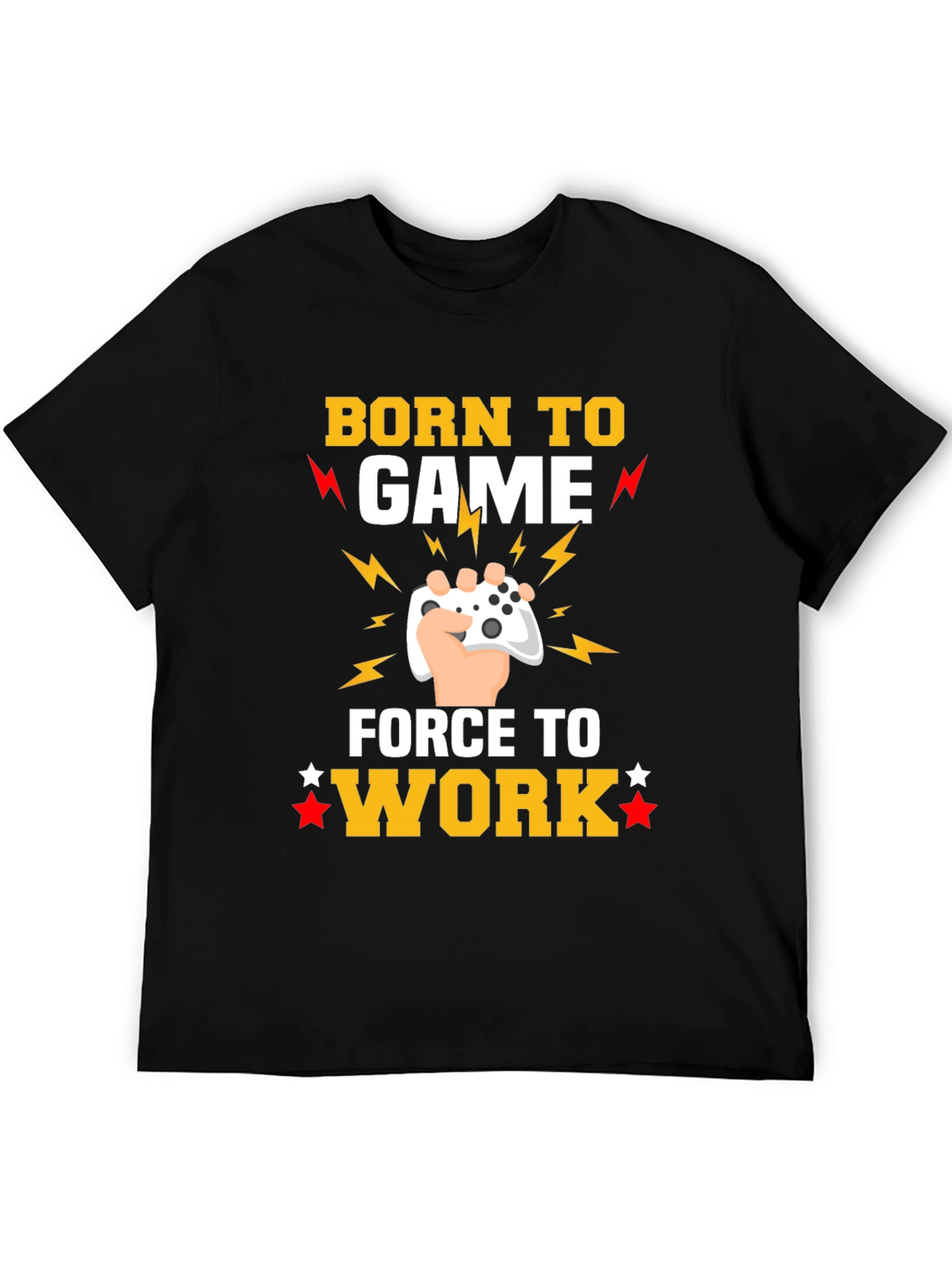 Born to Game Black T-Shirt