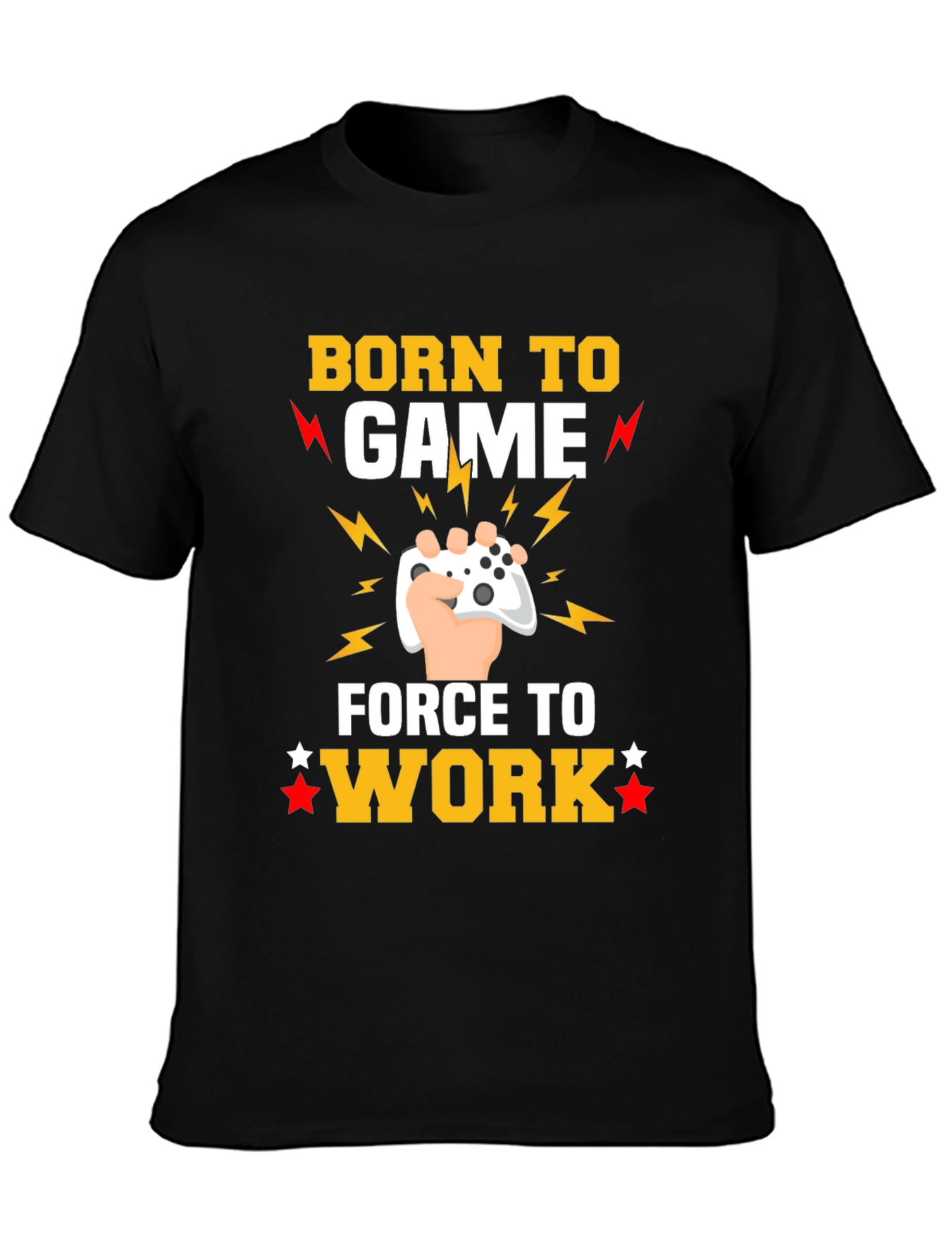 Born to Game Black T-Shirt
