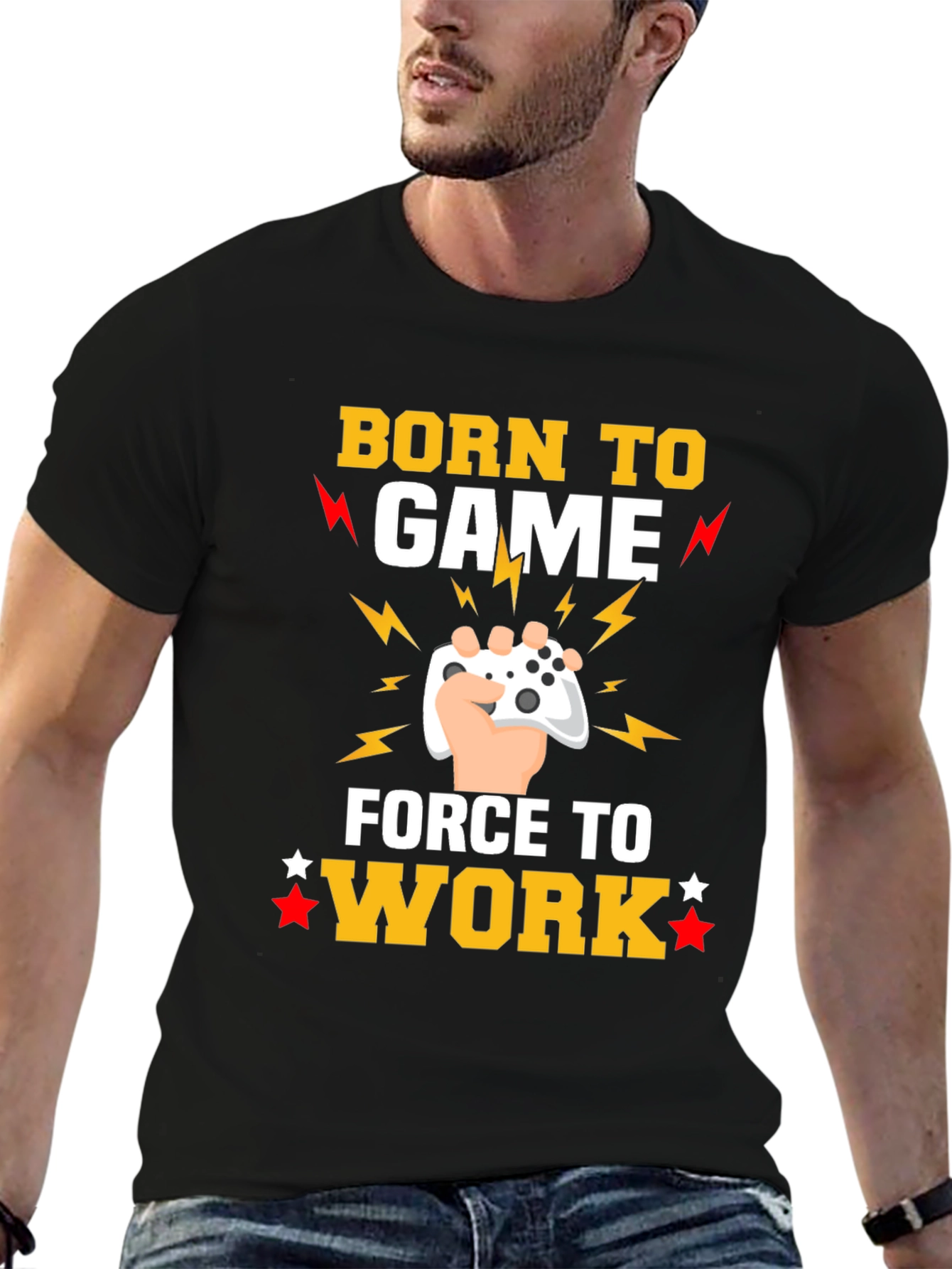 Born to Game Black T-Shirt