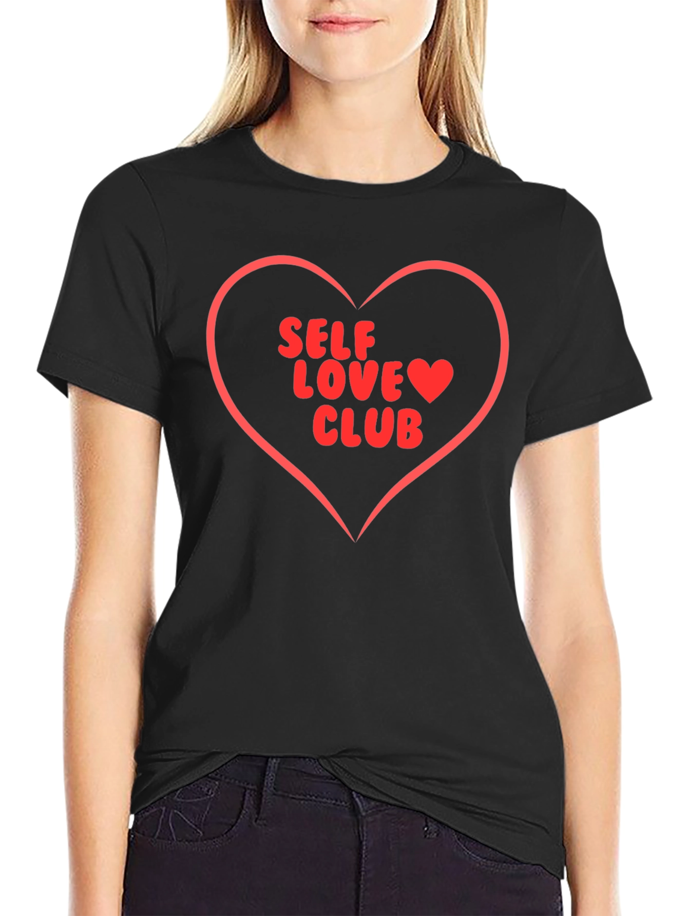 Self Love Club Black T-Shirt