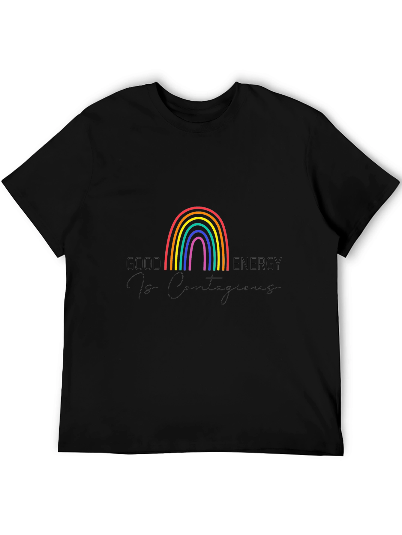 Good Energy No Quantity Rainbow T-Shirt