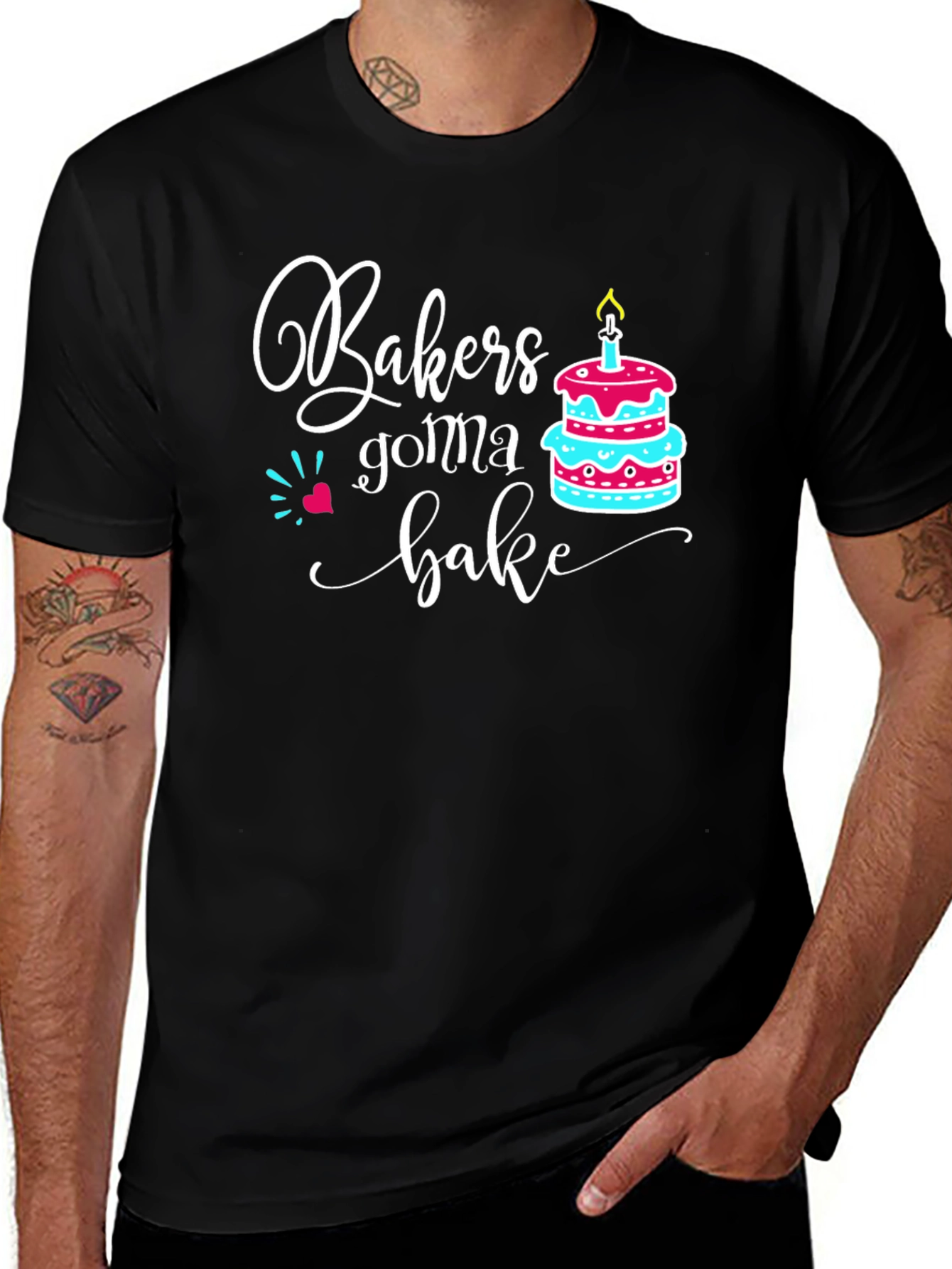 Bakers Gonna Bake Funny Graphic T-Shirt