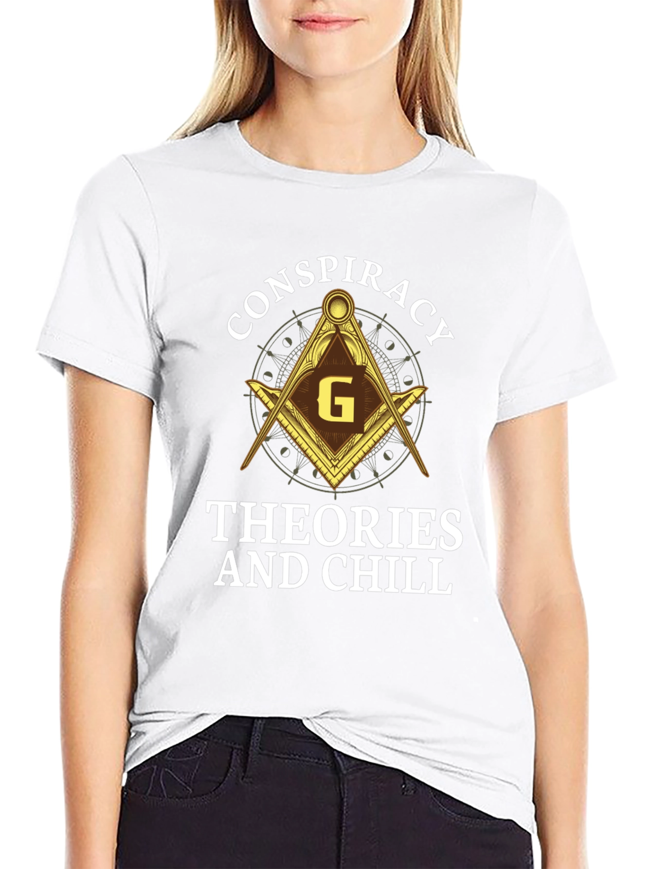 Conspiracy Theories and Chill Graphic T-Shirt