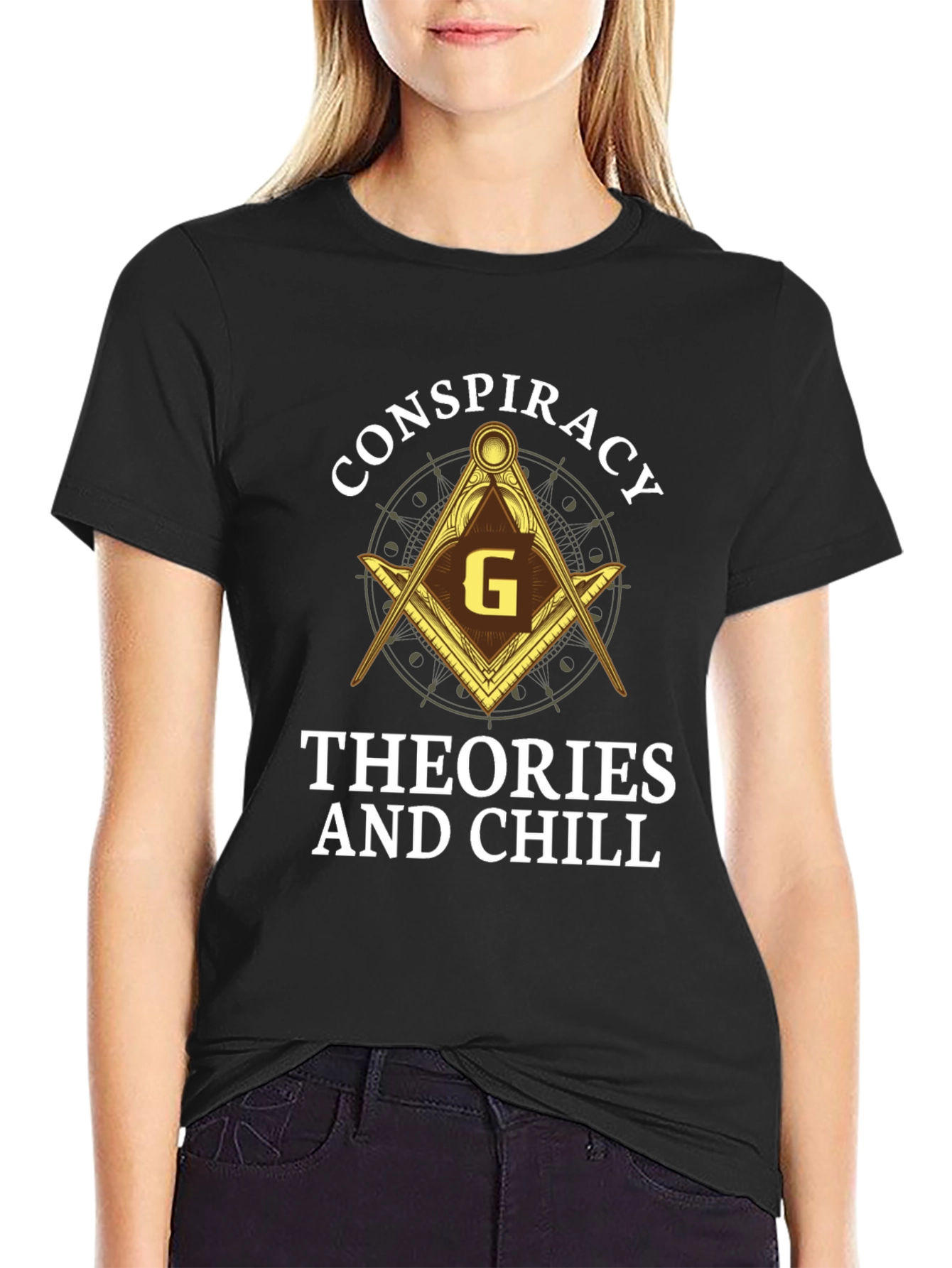 Conspiracy Theories and Chill Graphic T-Shirt