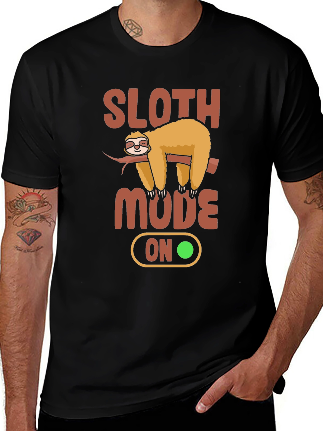 Sloth Mode On Graphic T-Shirt