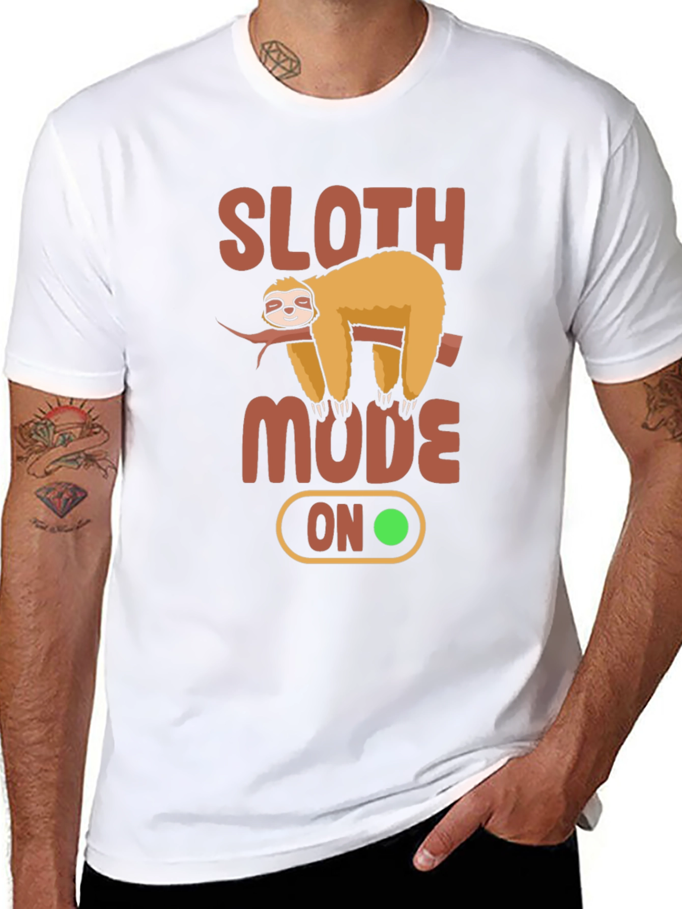 Sloth Mode On Graphic T-Shirt