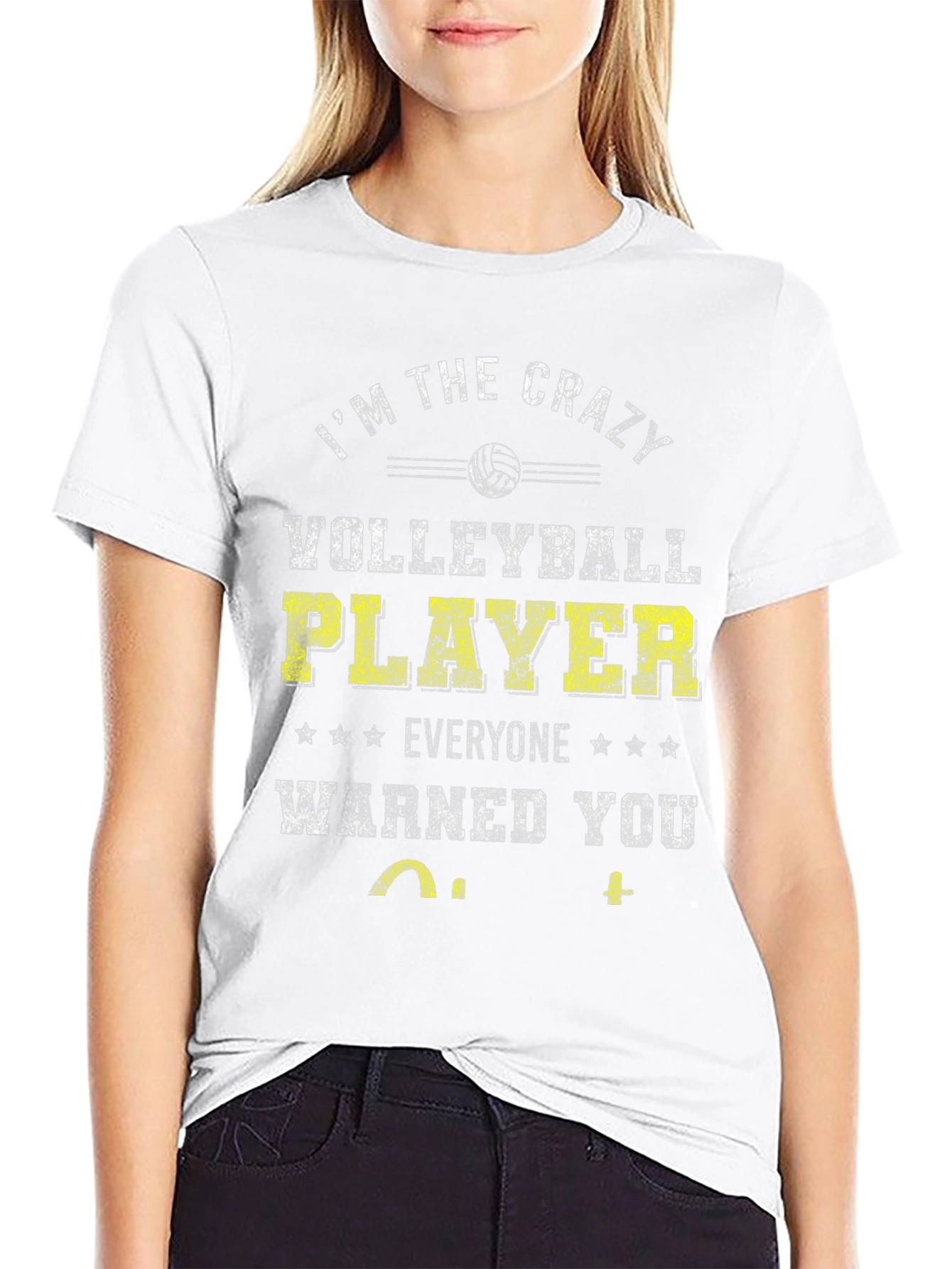 Crazy Volleyball Player T-Shirt