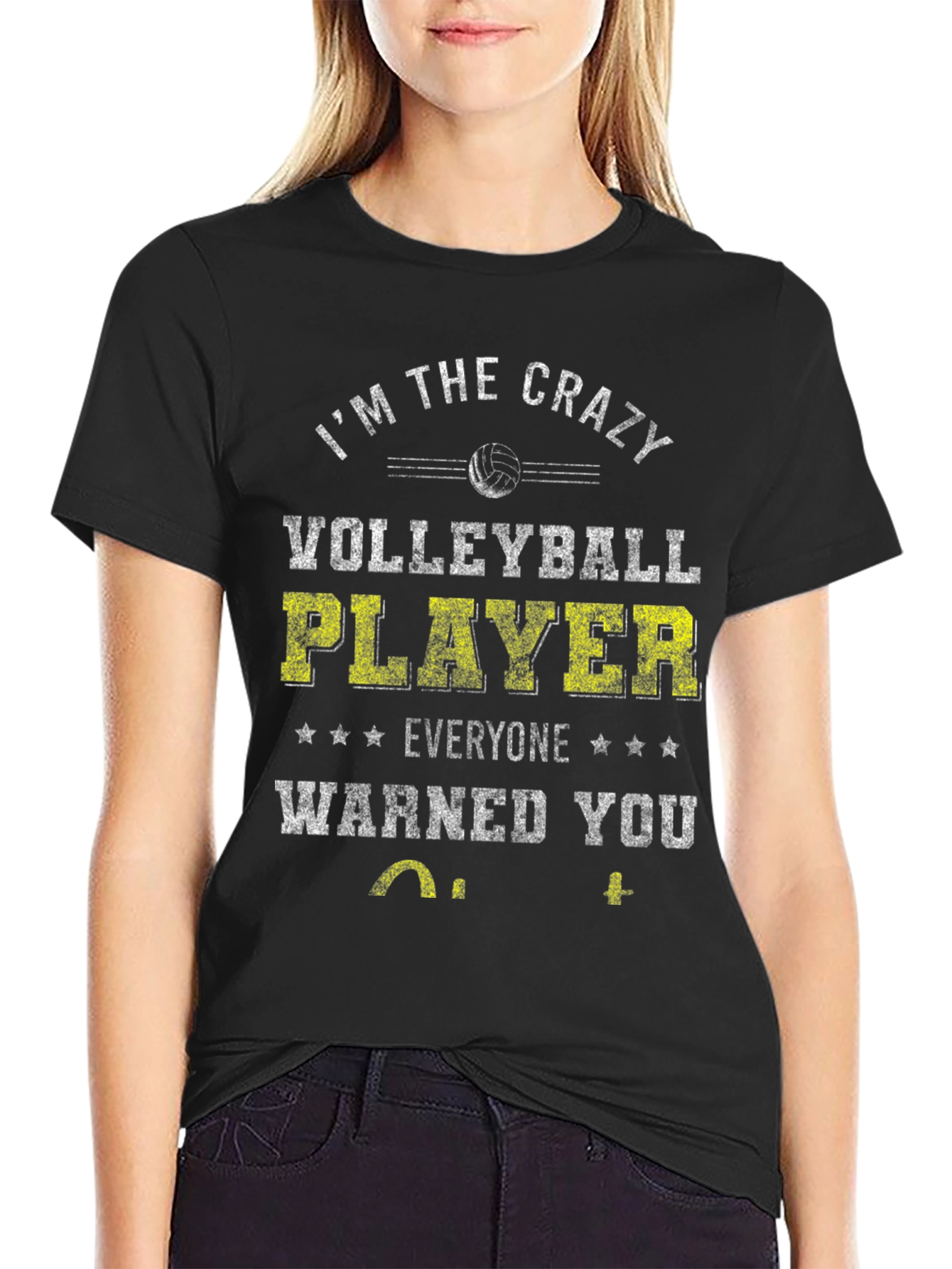 Crazy Volleyball Player T-Shirt