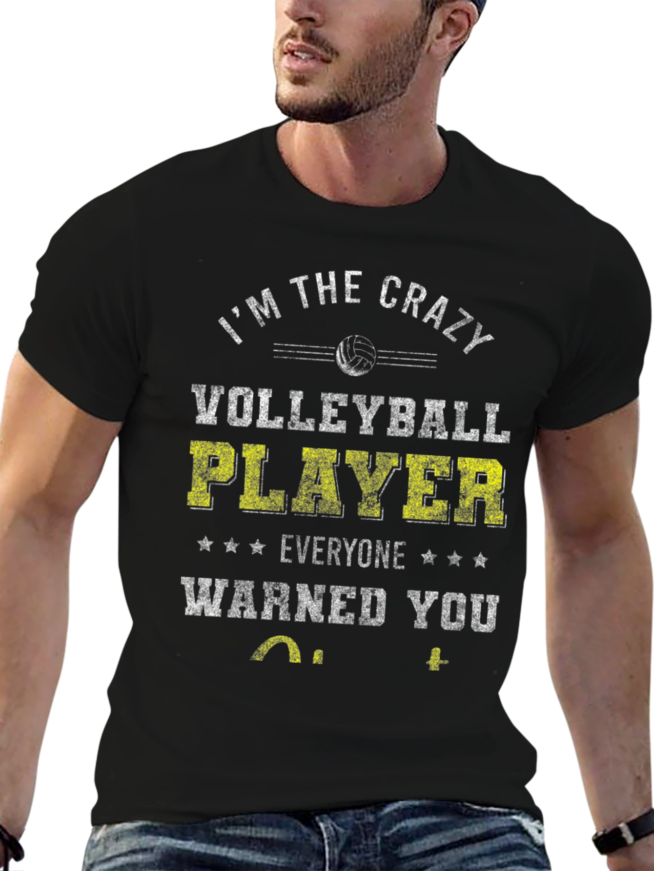 Crazy Volleyball Player T-Shirt