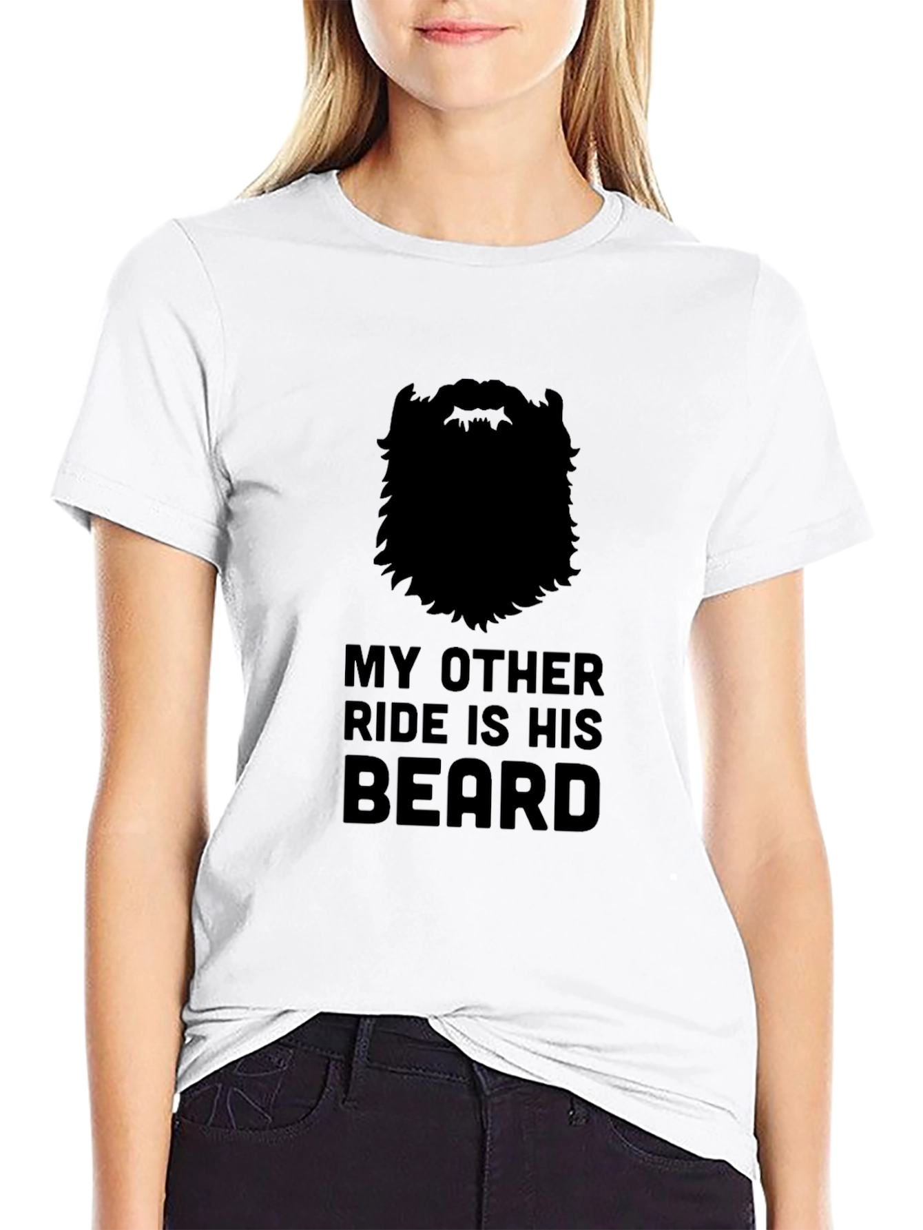 My Other Ride Is His Beard Graphic T-Shirt