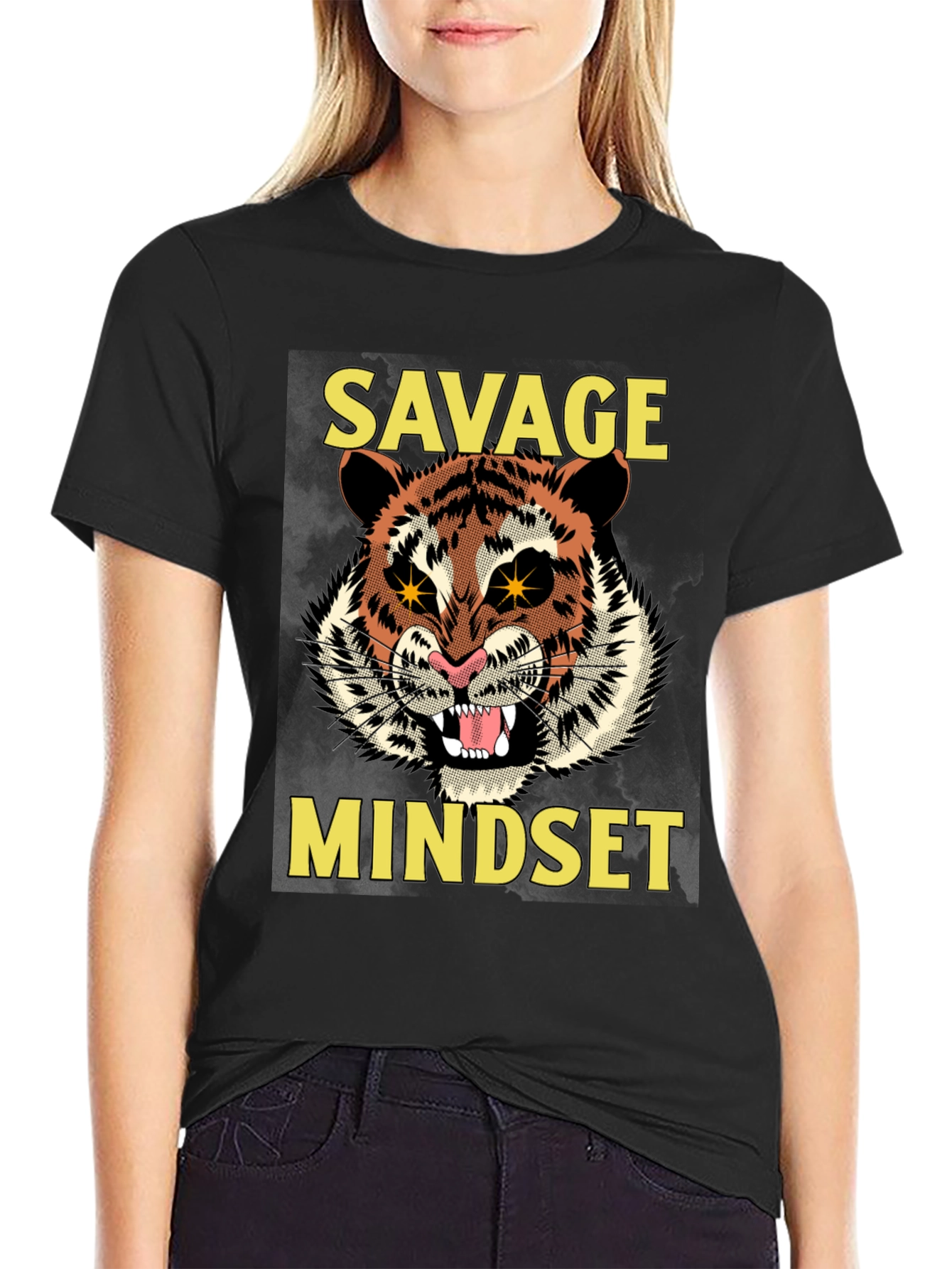 Savage Mindset Graphic Tee - Tiger