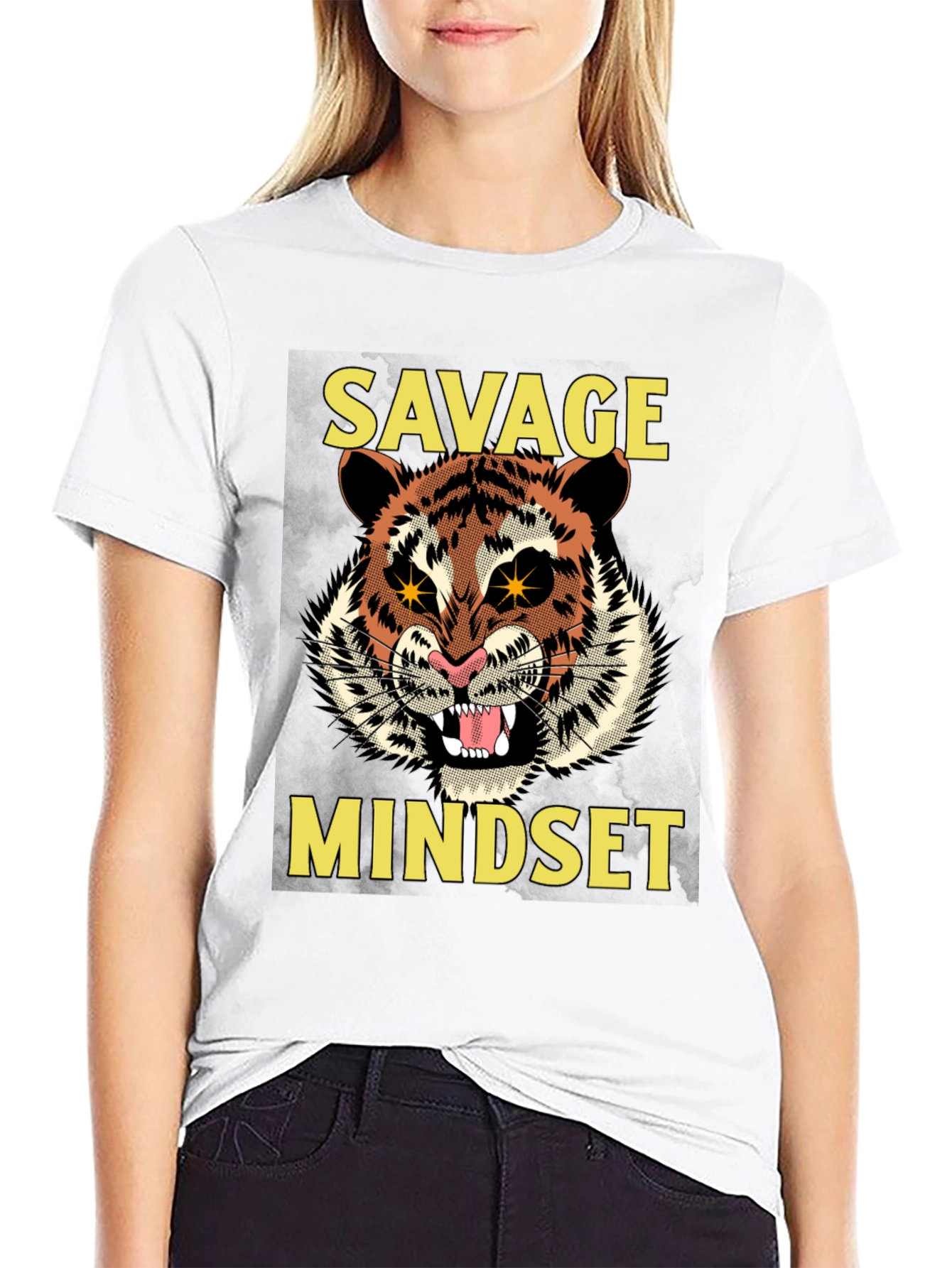 Savage Mindset Graphic Tee - Tiger