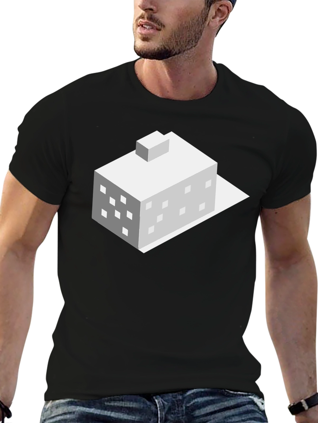Isometric Building Graphic Tee - Cool Architect Design