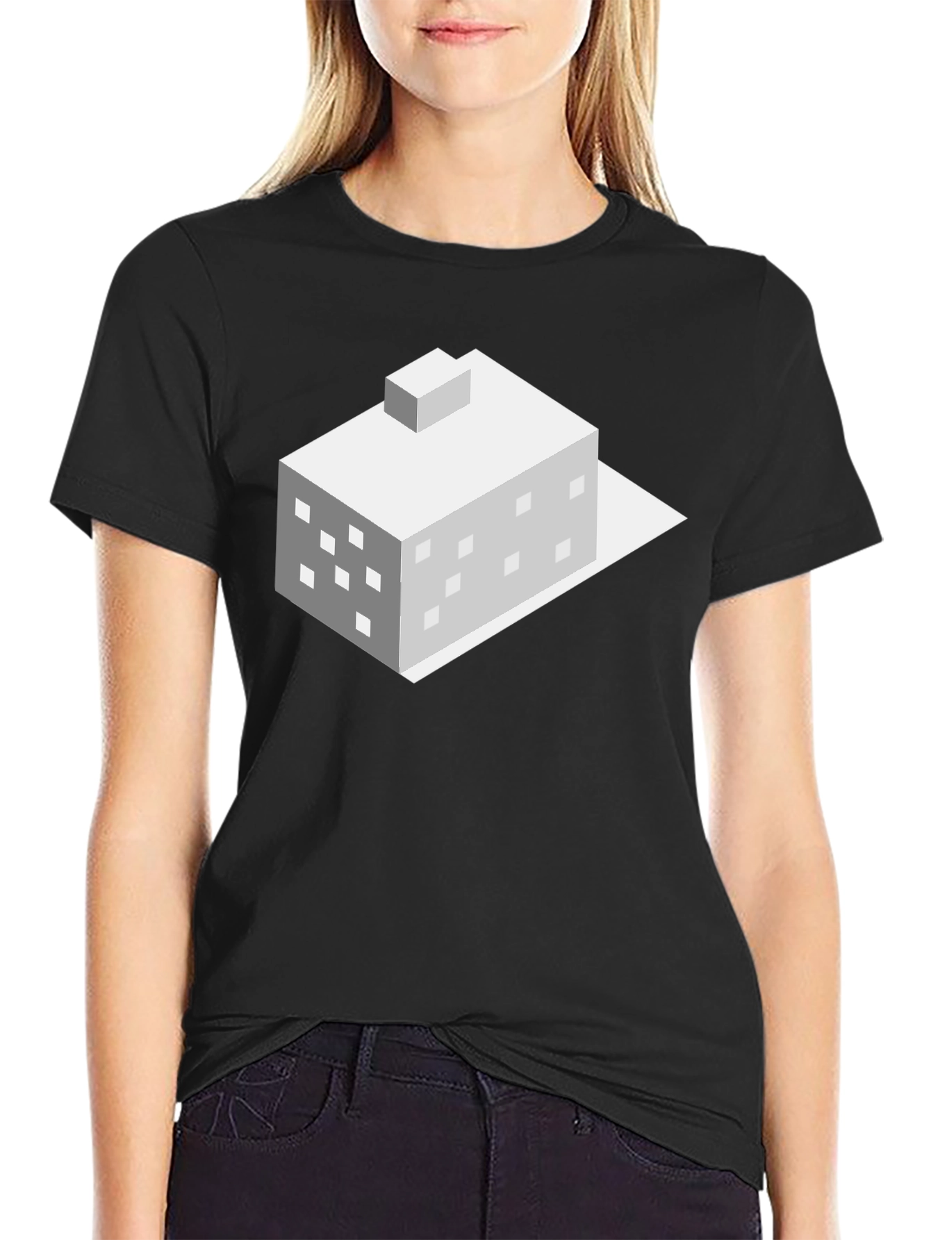 Isometric Building Graphic Tee - Cool Architect Design