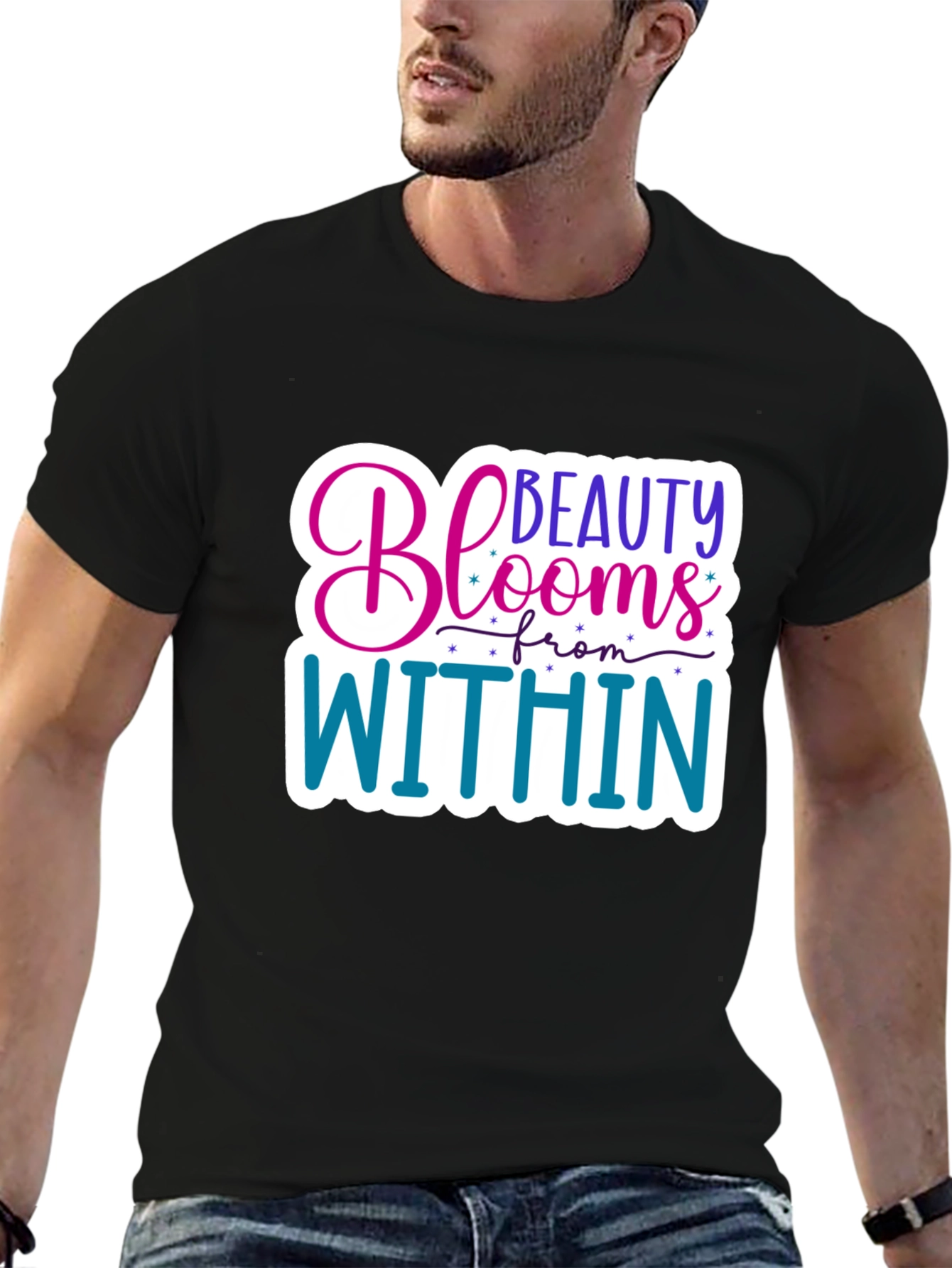 Beauty Blooms Within Graphic T-Shirt