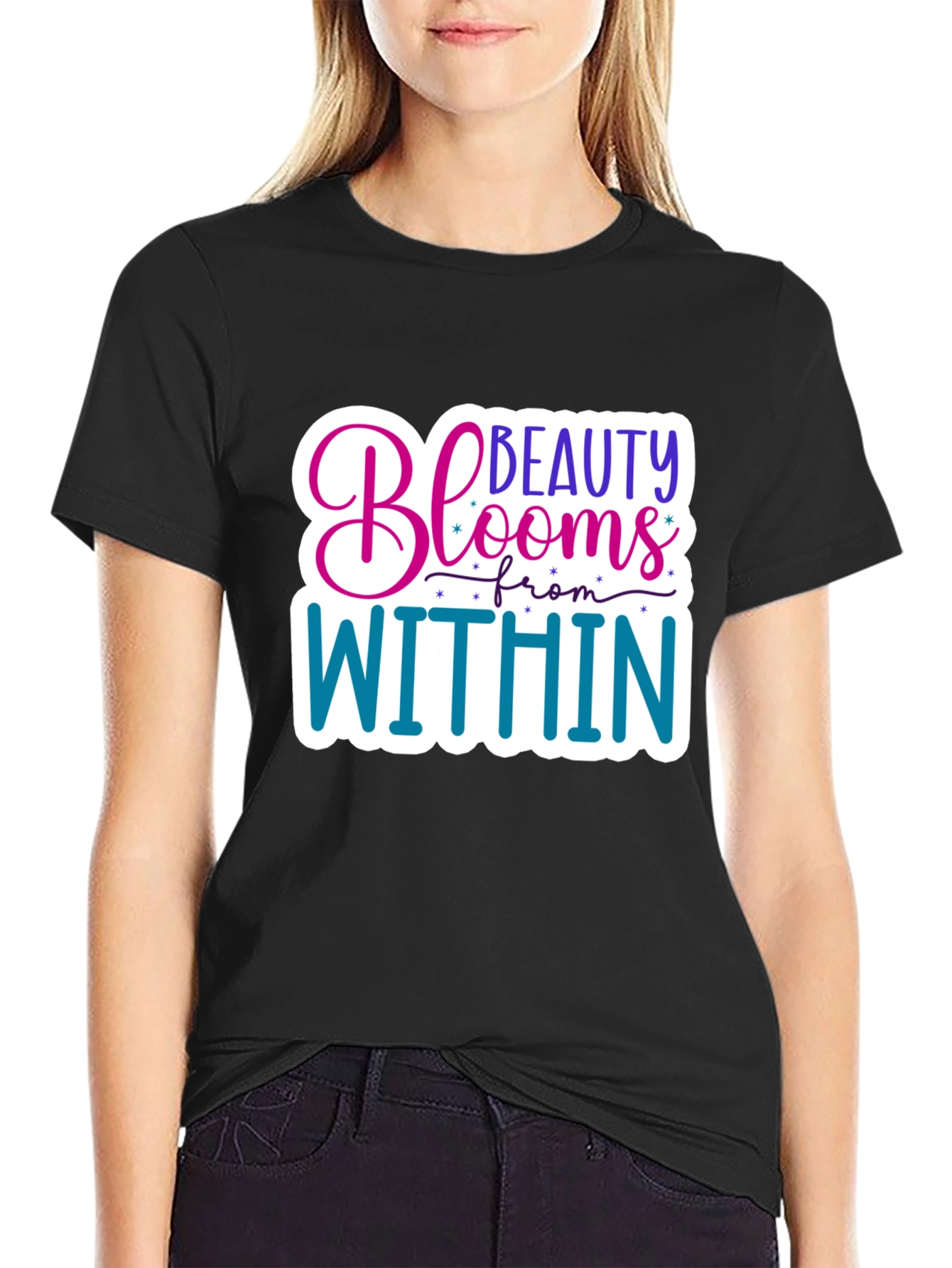 Beauty Blooms Within Graphic T-Shirt