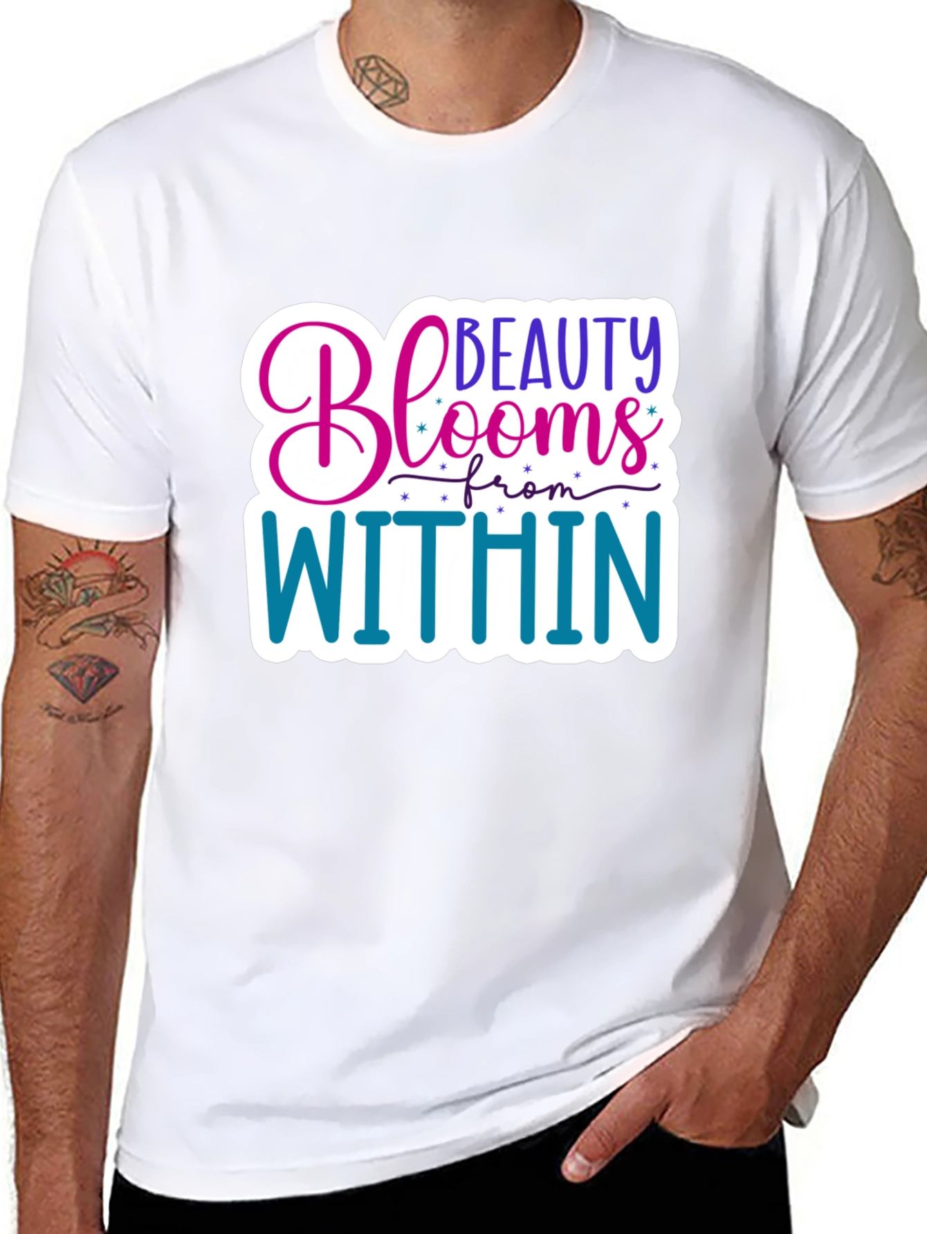 Beauty Blooms Within Graphic T-Shirt