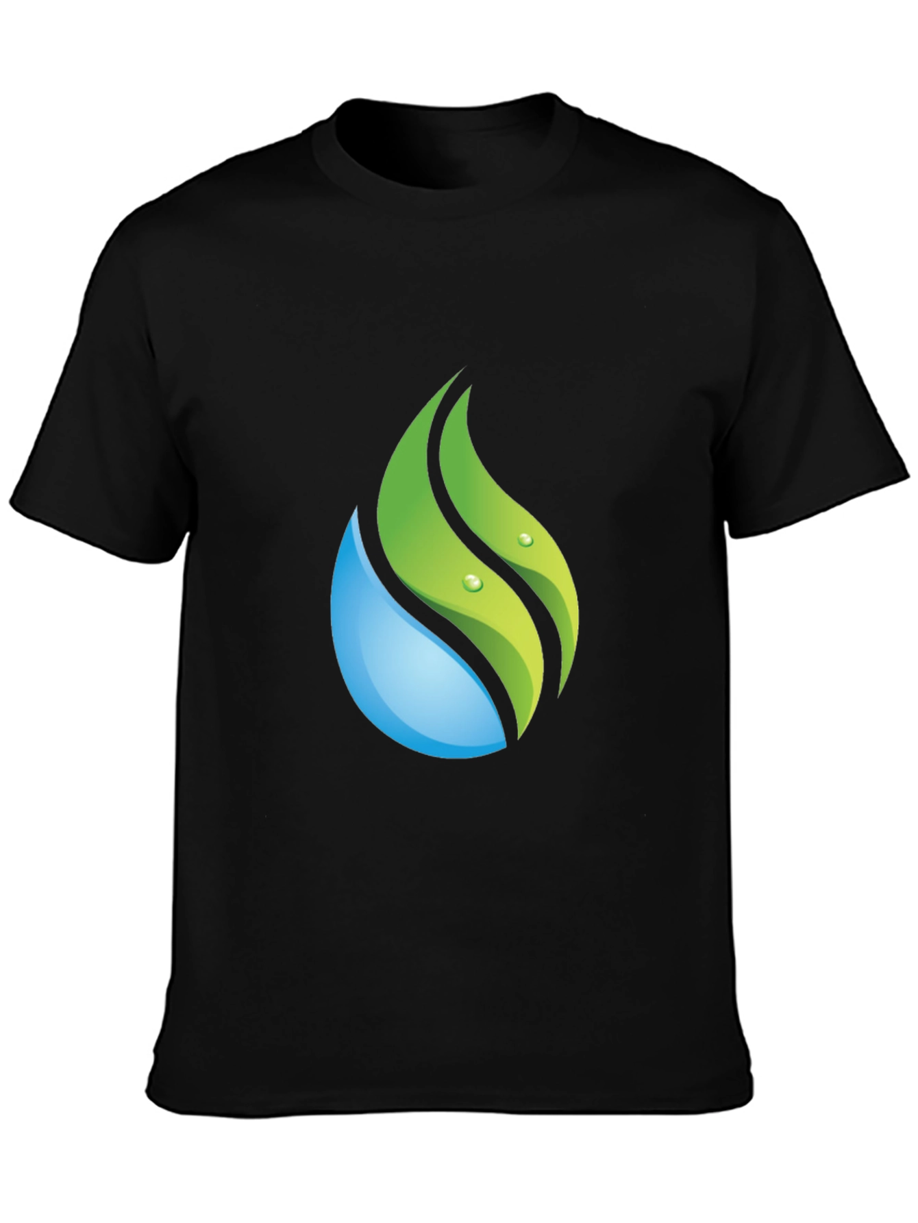 Nature Drop Graphic Tee - Soft Cotton Blend