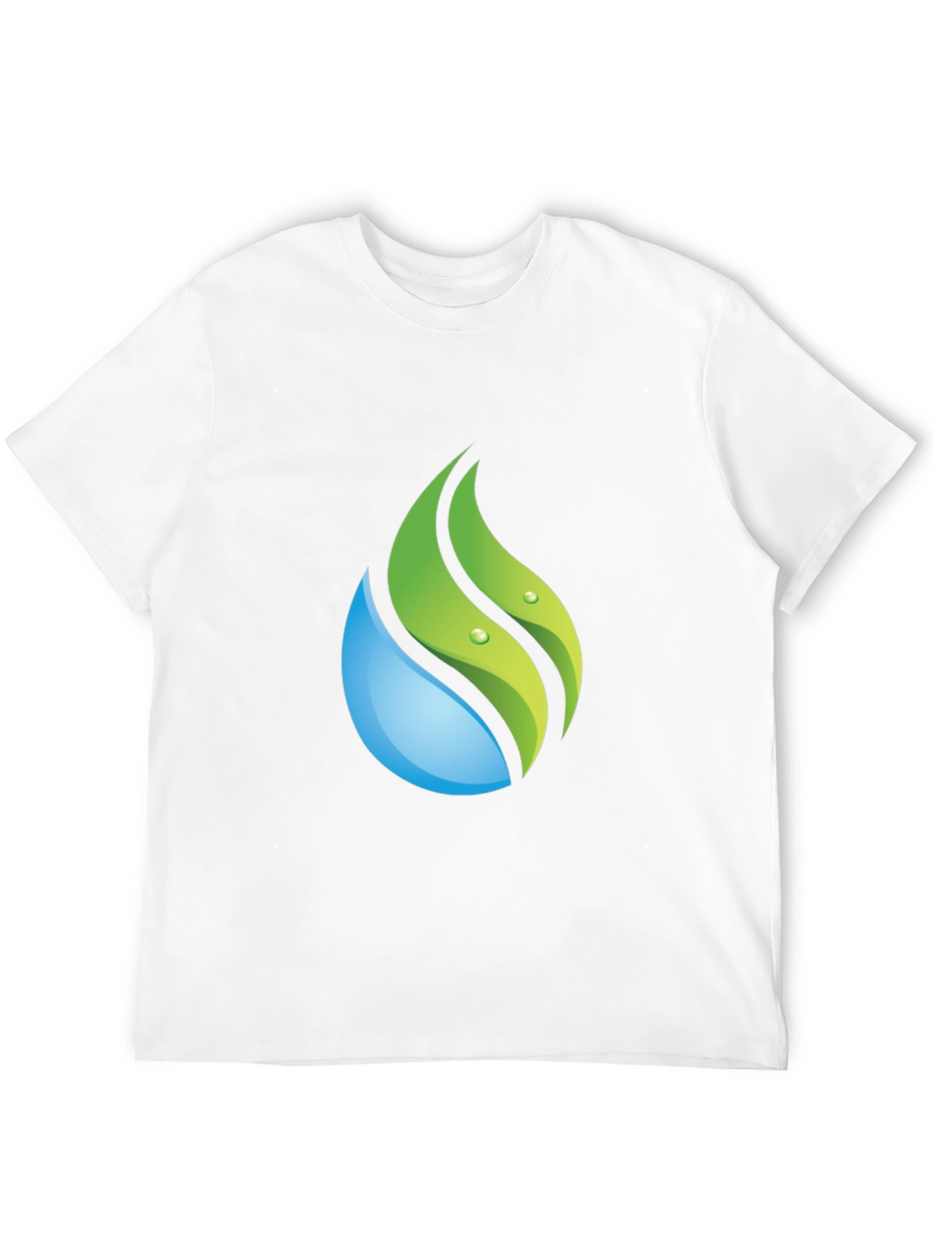 Nature Drop Graphic Tee - Soft Cotton Blend