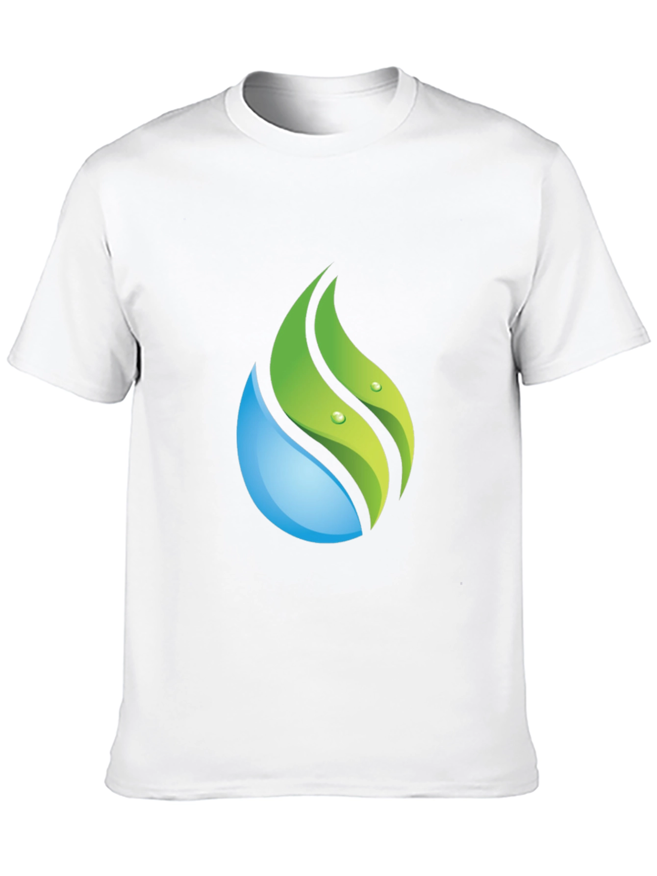 Nature Drop Graphic Tee - Soft Cotton Blend