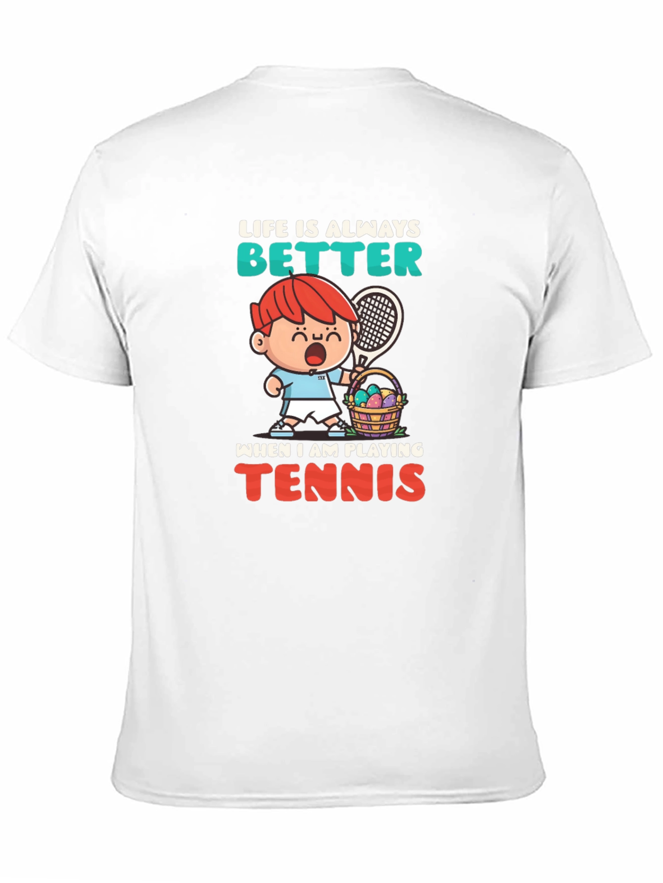 Life is Better Playing Tennis Graphic Tee