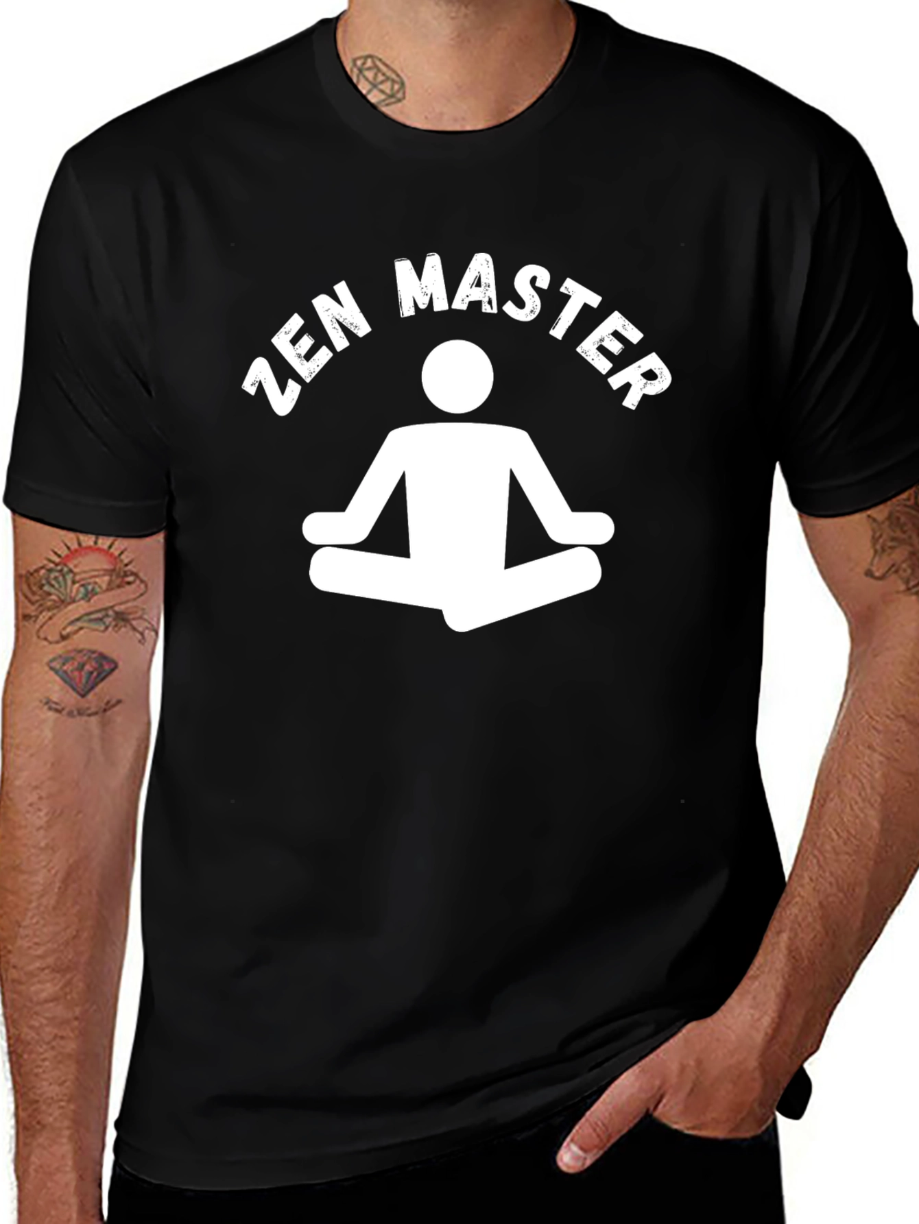 Zen Master Meditation T-Shirt - Relaxed Fit