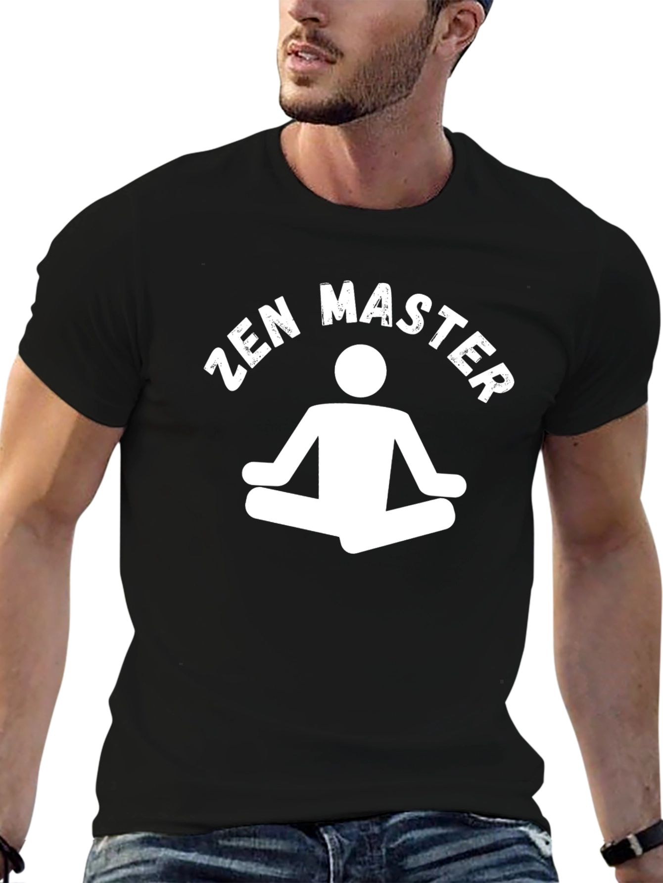 Zen Master Meditation T-Shirt - Relaxed Fit