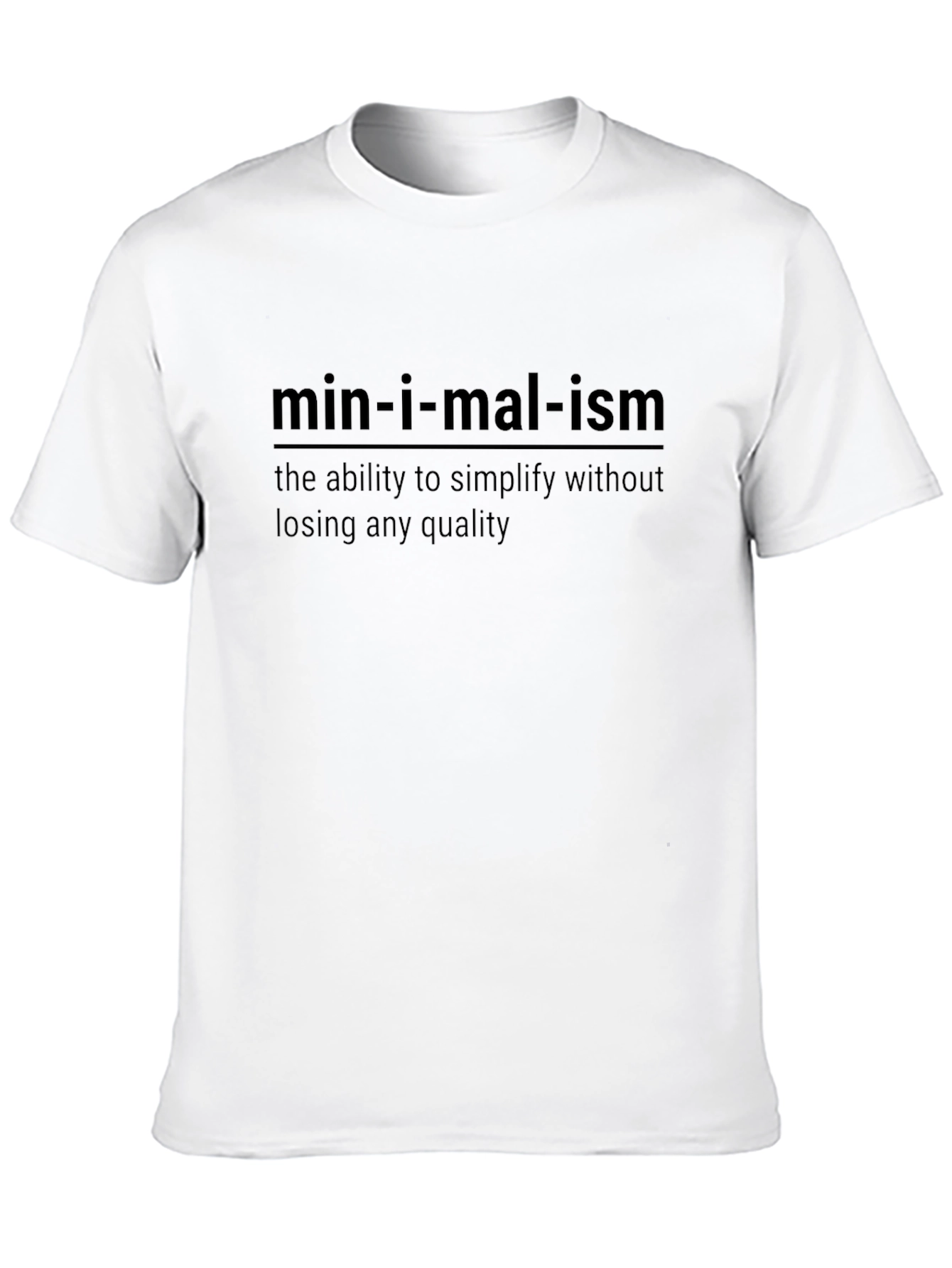 Minimalism Definition Graphic Tee