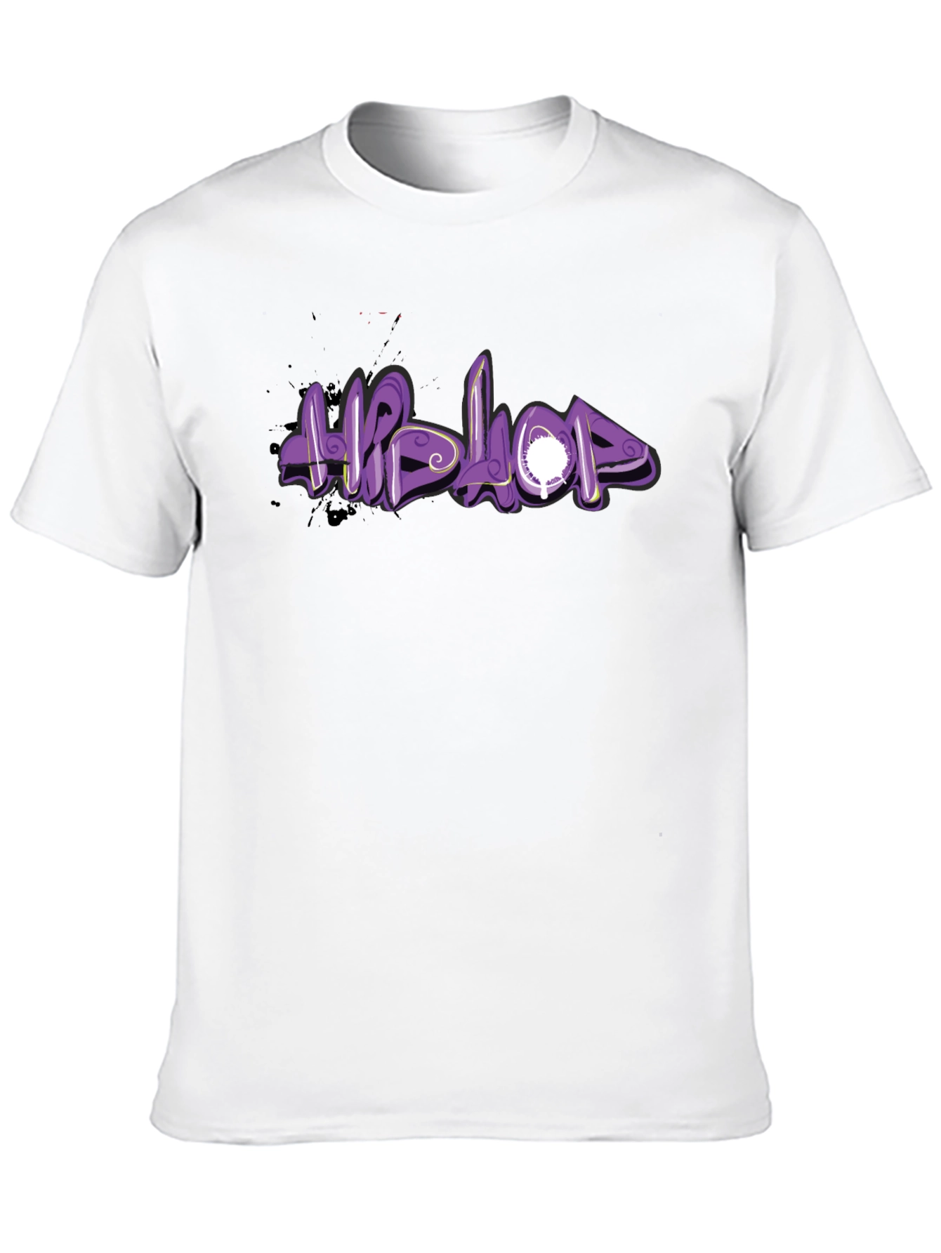 Hip Hop Graphic Black T-Shirt