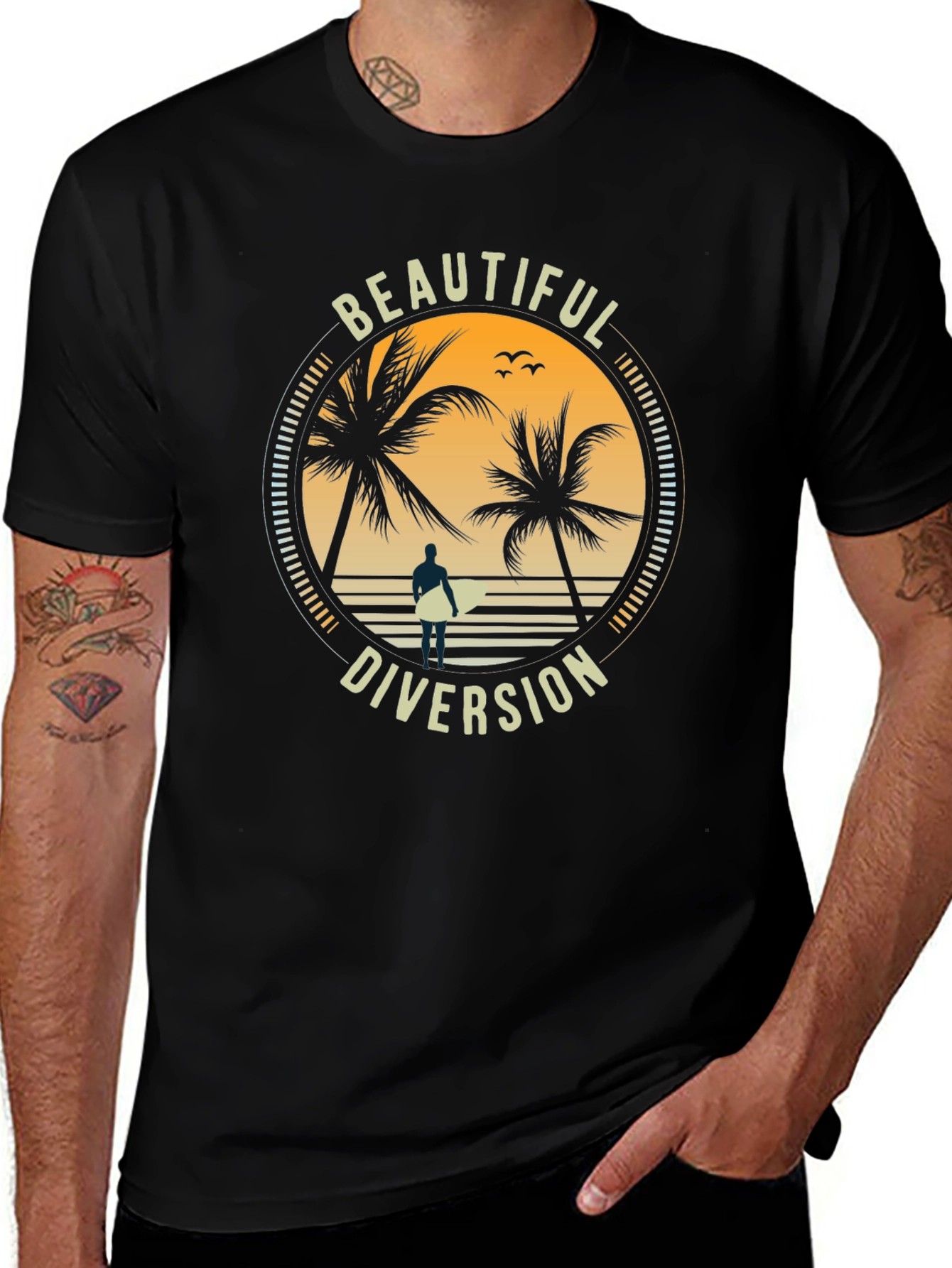Tropical Diversion Graphic Tee