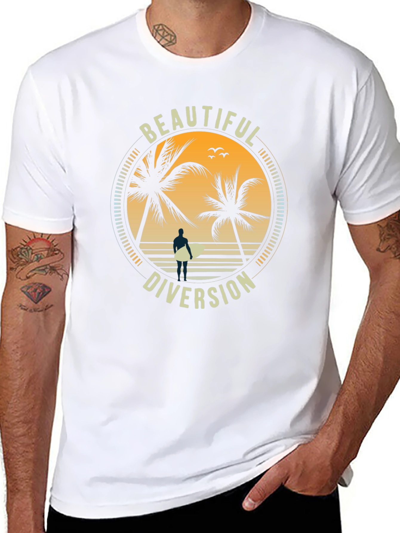 Tropical Diversion Graphic Tee