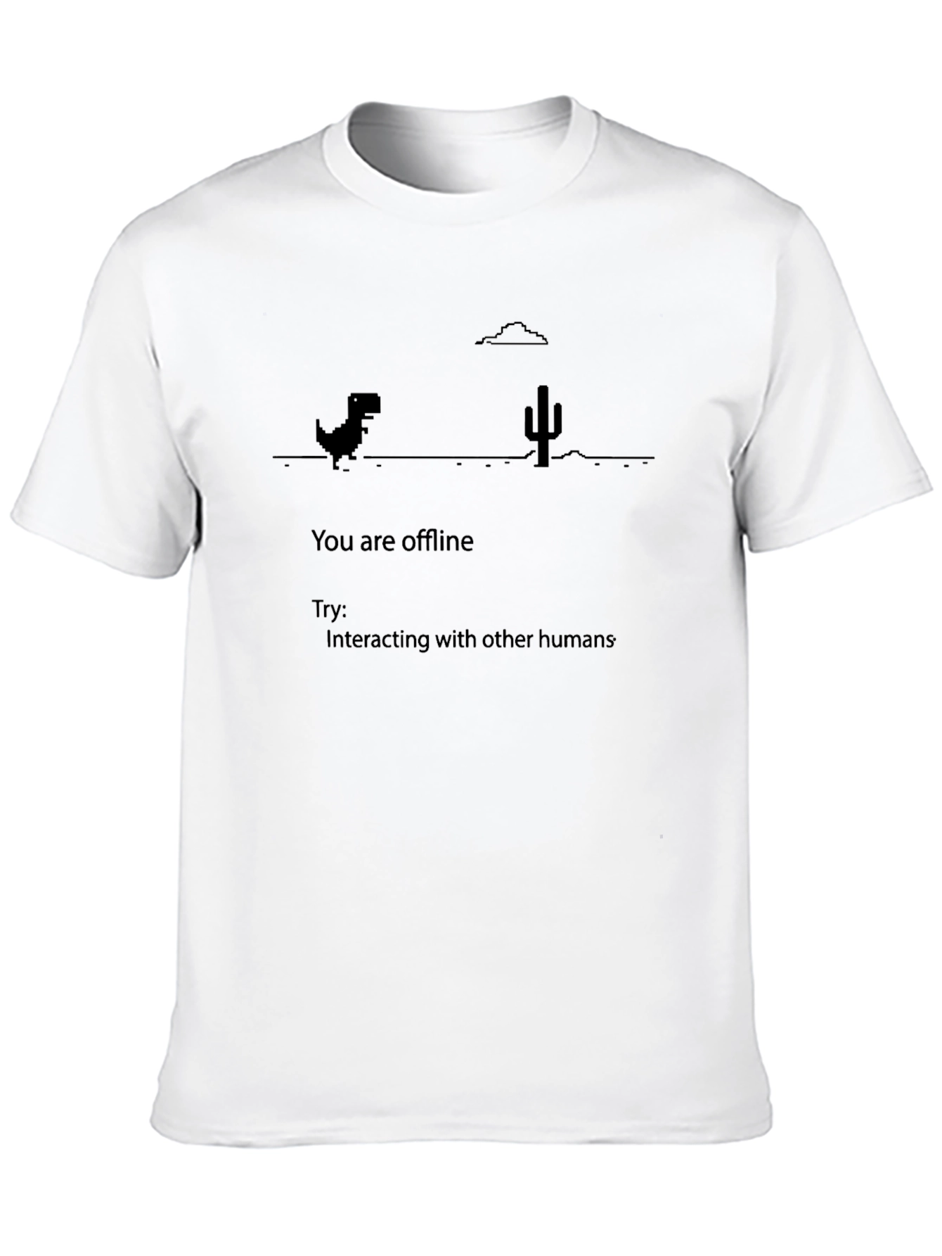 Offline Dinosaur Graphic T-Shirt