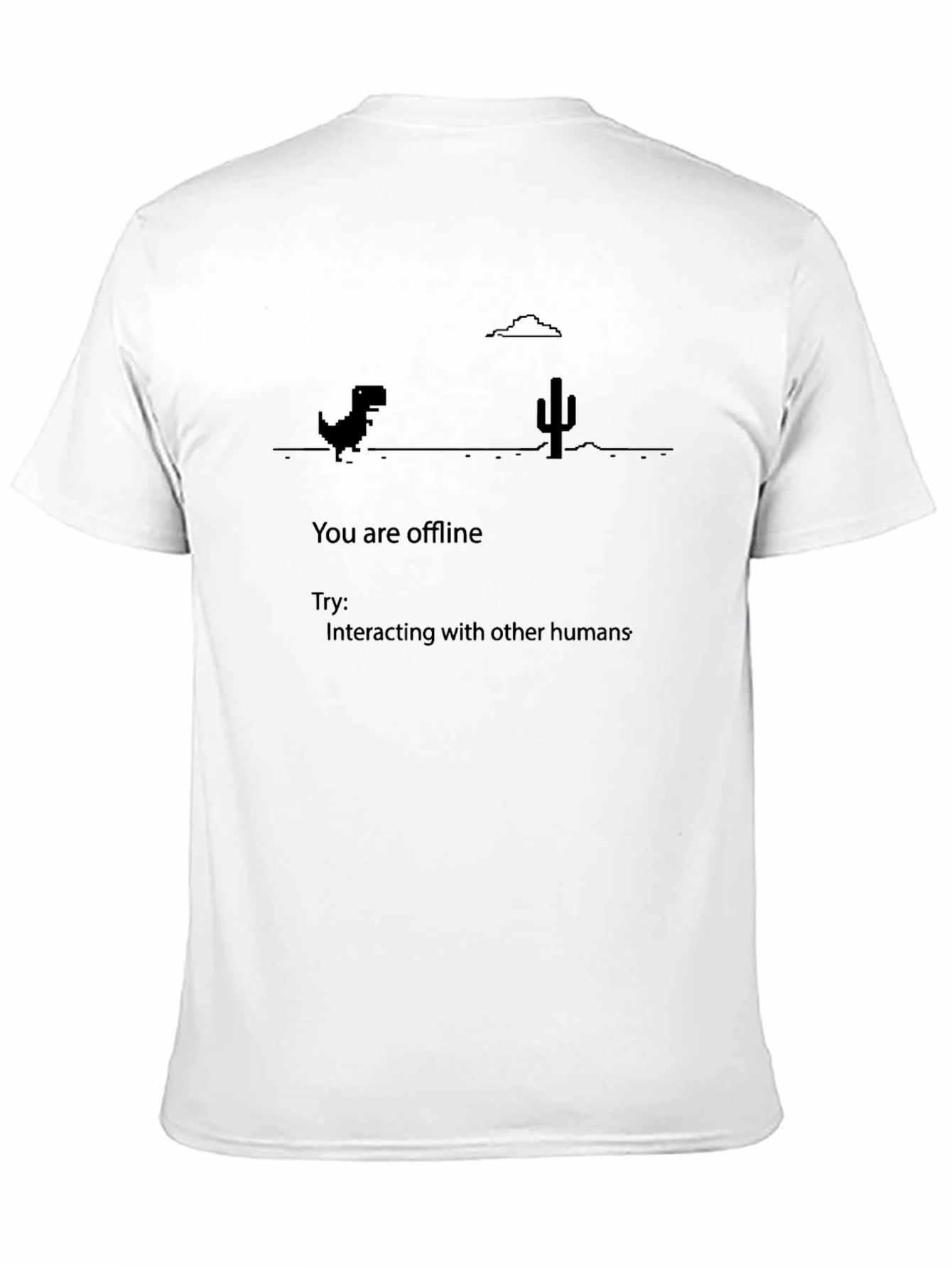 Offline Dinosaur Graphic T-Shirt