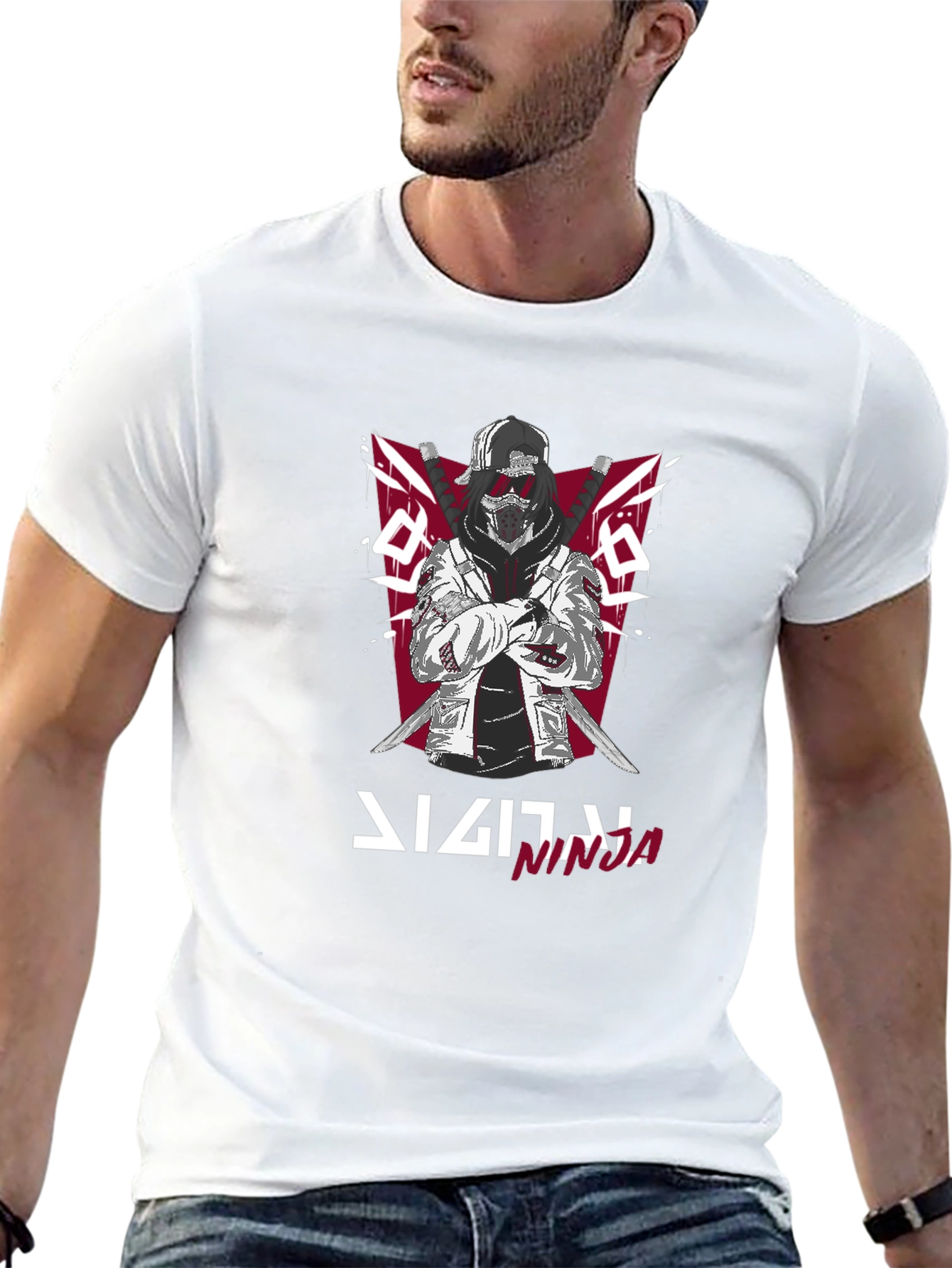 Digital Ninja Graphic T-Shirt - Urban Style