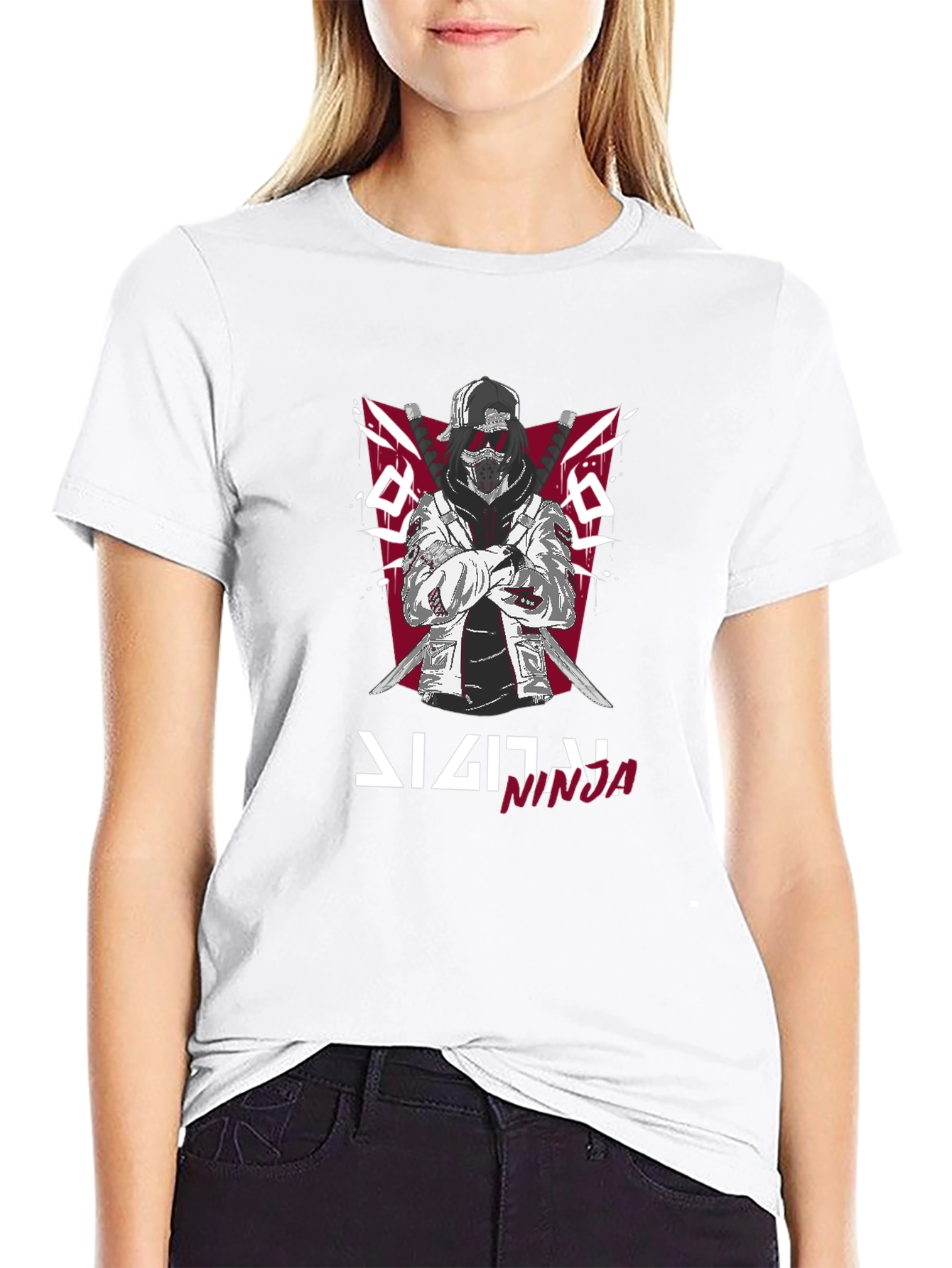 Digital Ninja Graphic T-Shirt - Urban Style