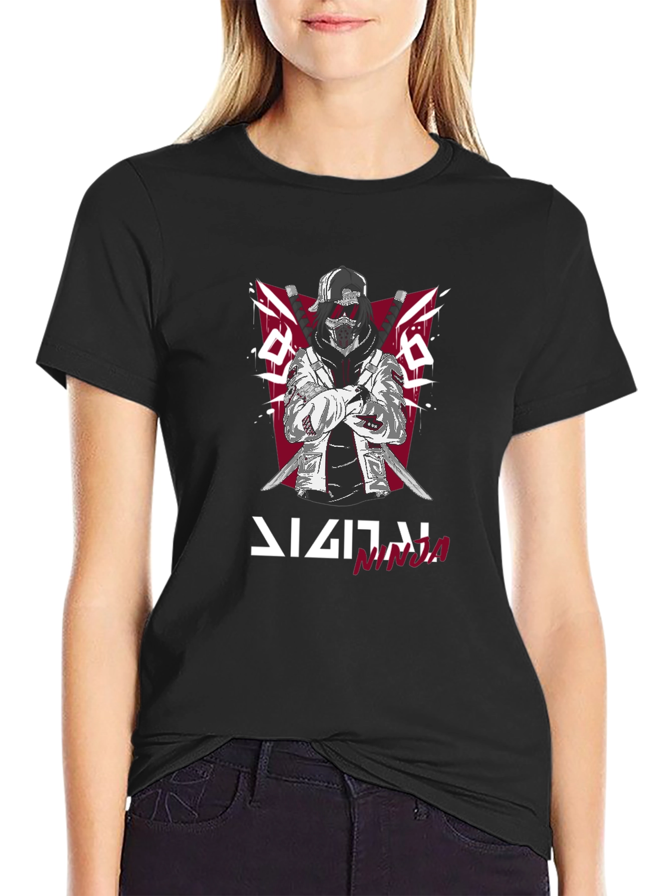 Digital Ninja Graphic T-Shirt - Urban Style