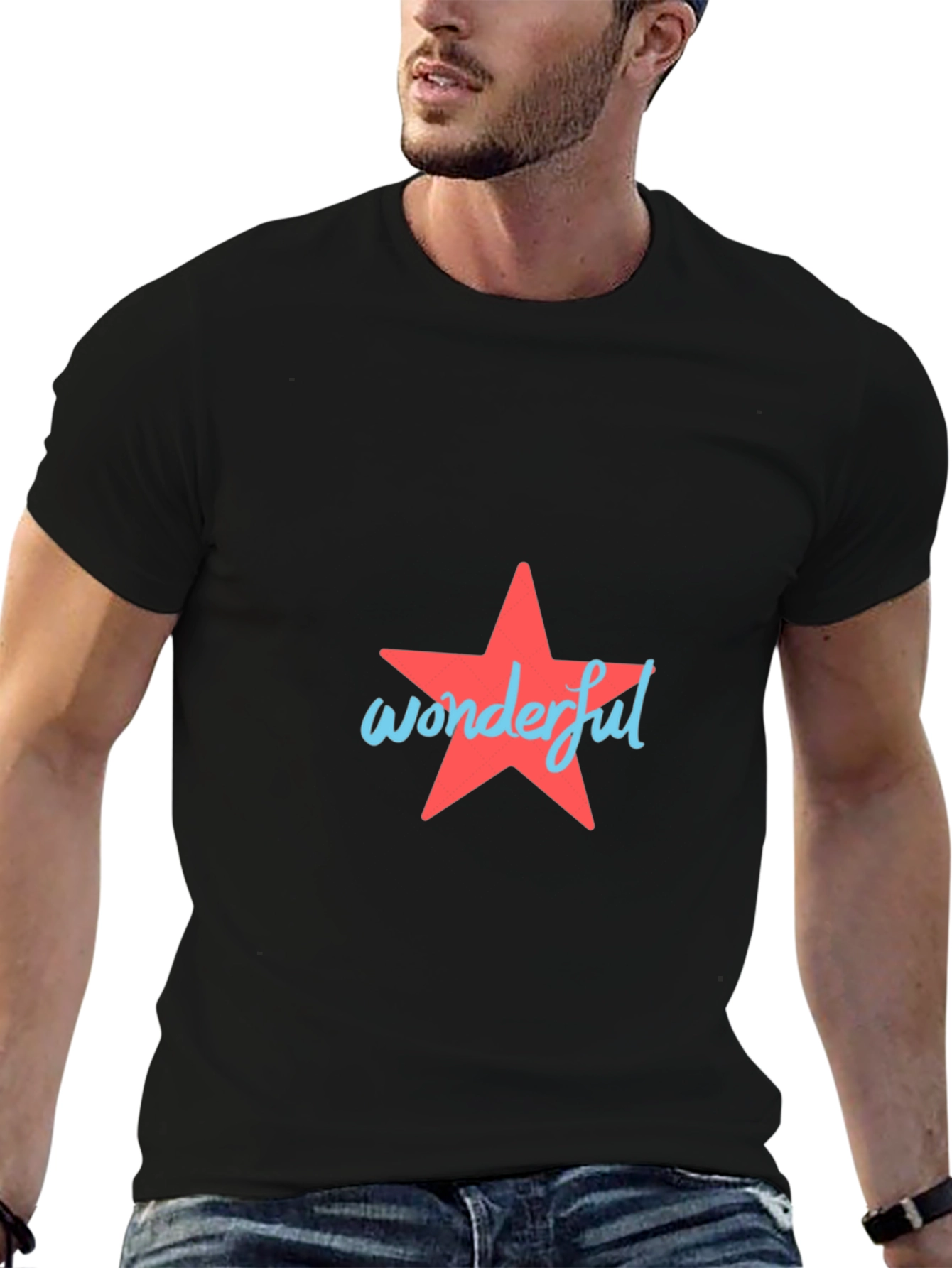 Wonderful Star Graphic Tee - Black