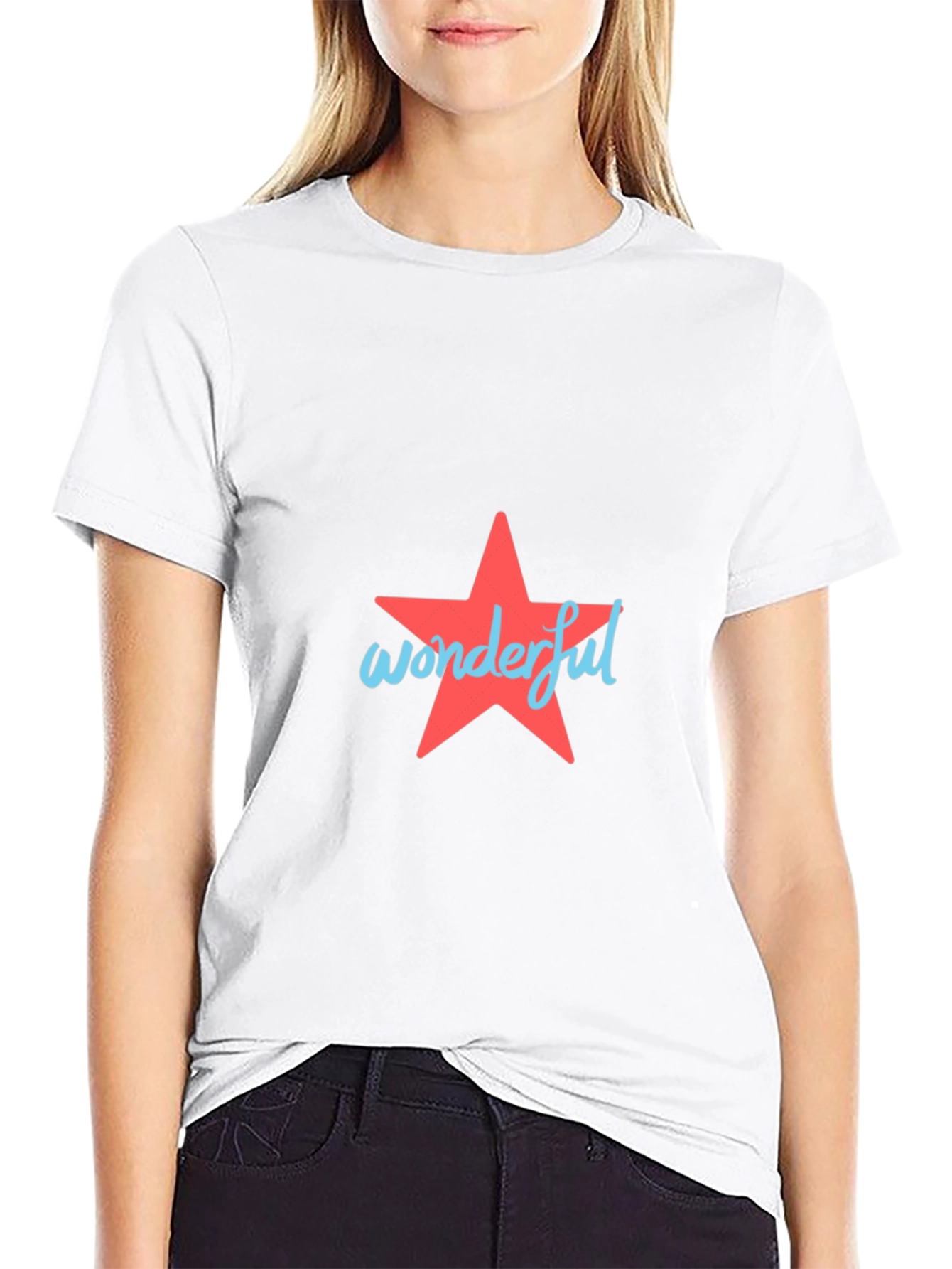 Wonderful Star Graphic Tee - Black