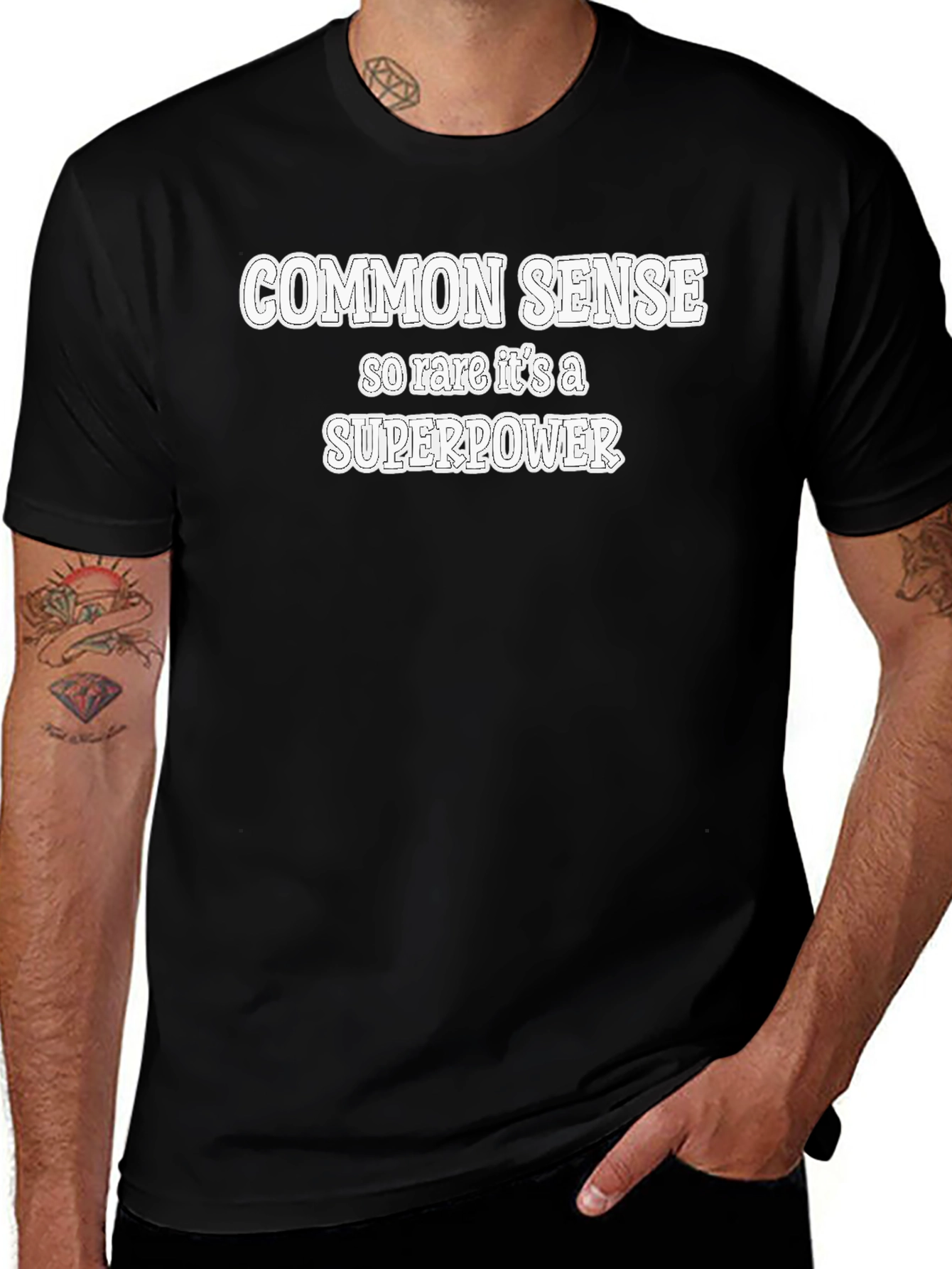 Common Sense Superpower Graphic Tee