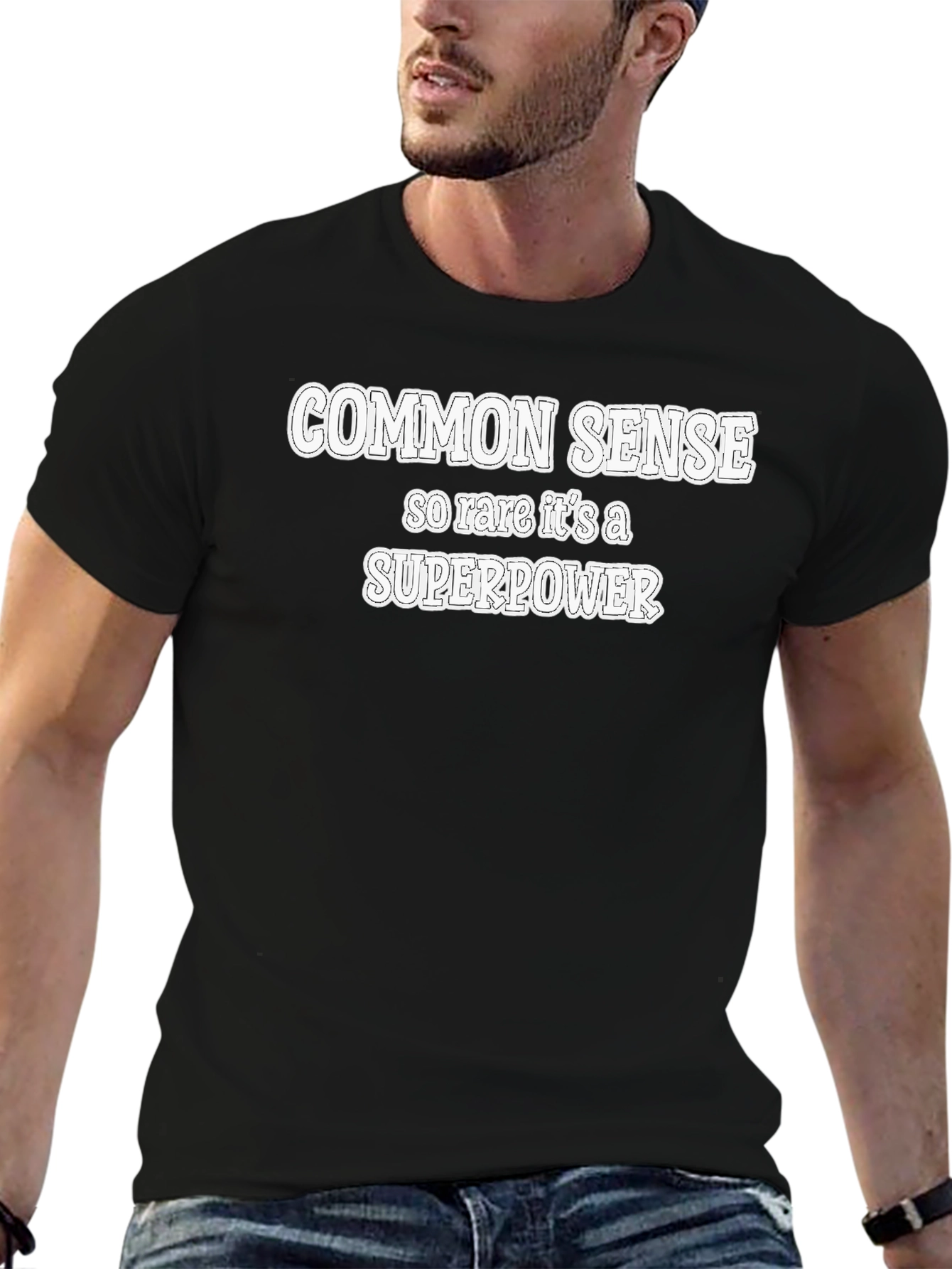 Common Sense Superpower Graphic Tee