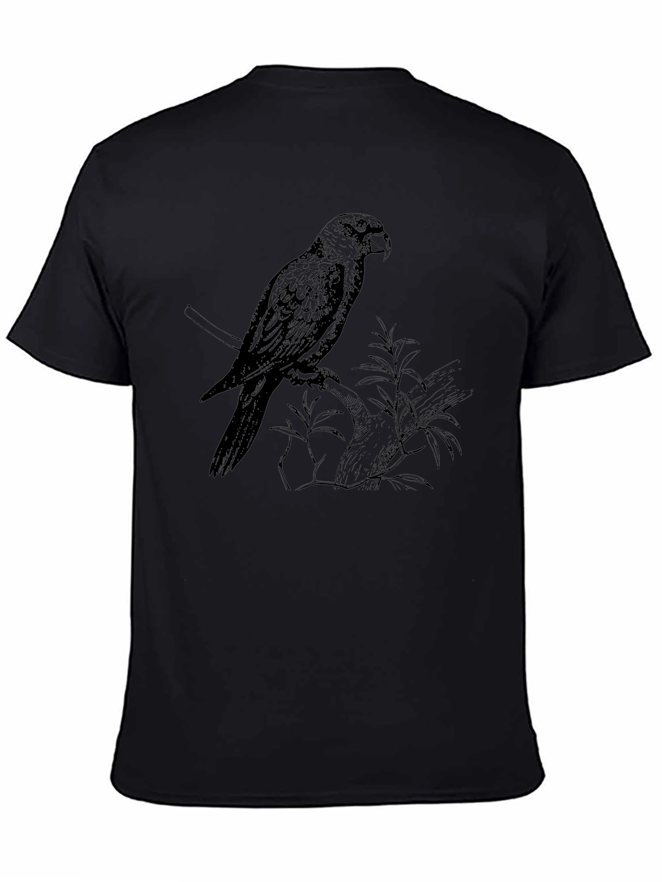 Parrot Graphic Tee - Stylish Bird Print T-Shirt
